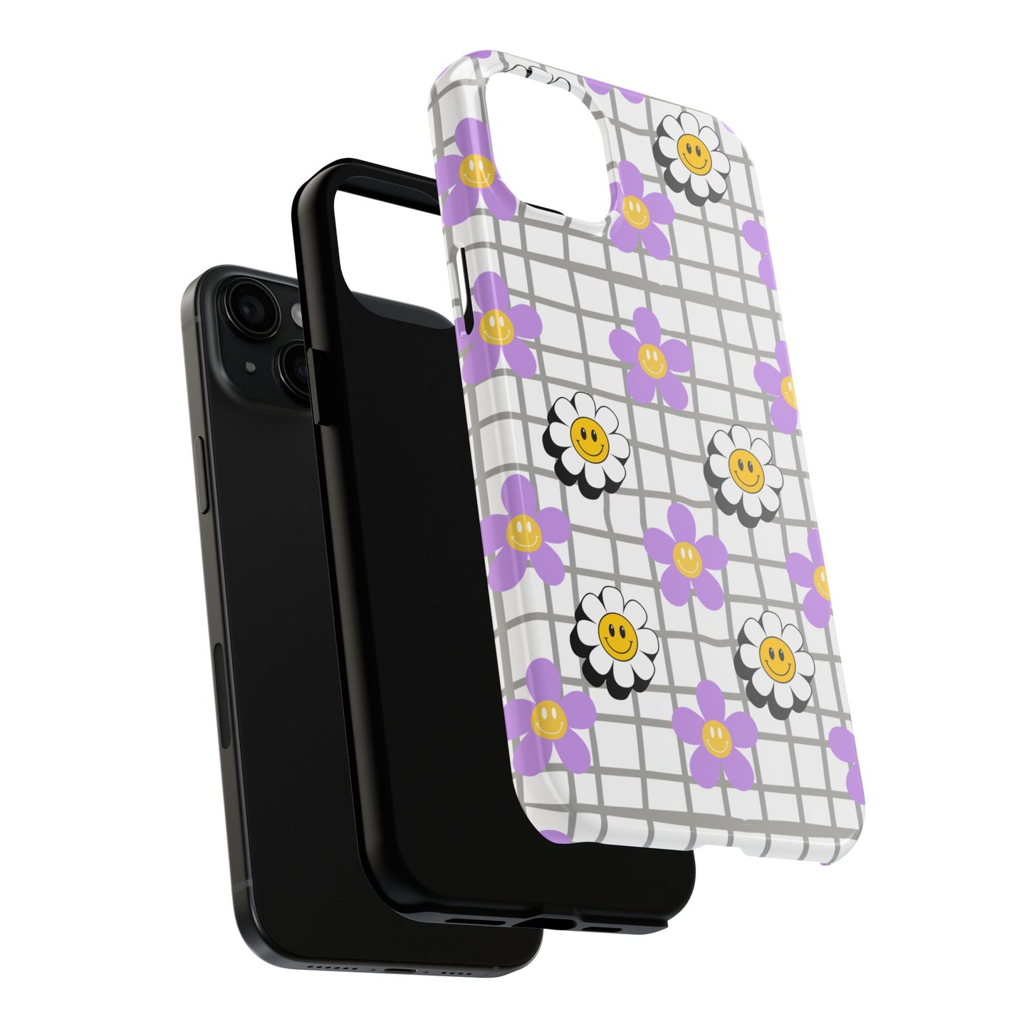 Phone Case - Flower Smiley Design