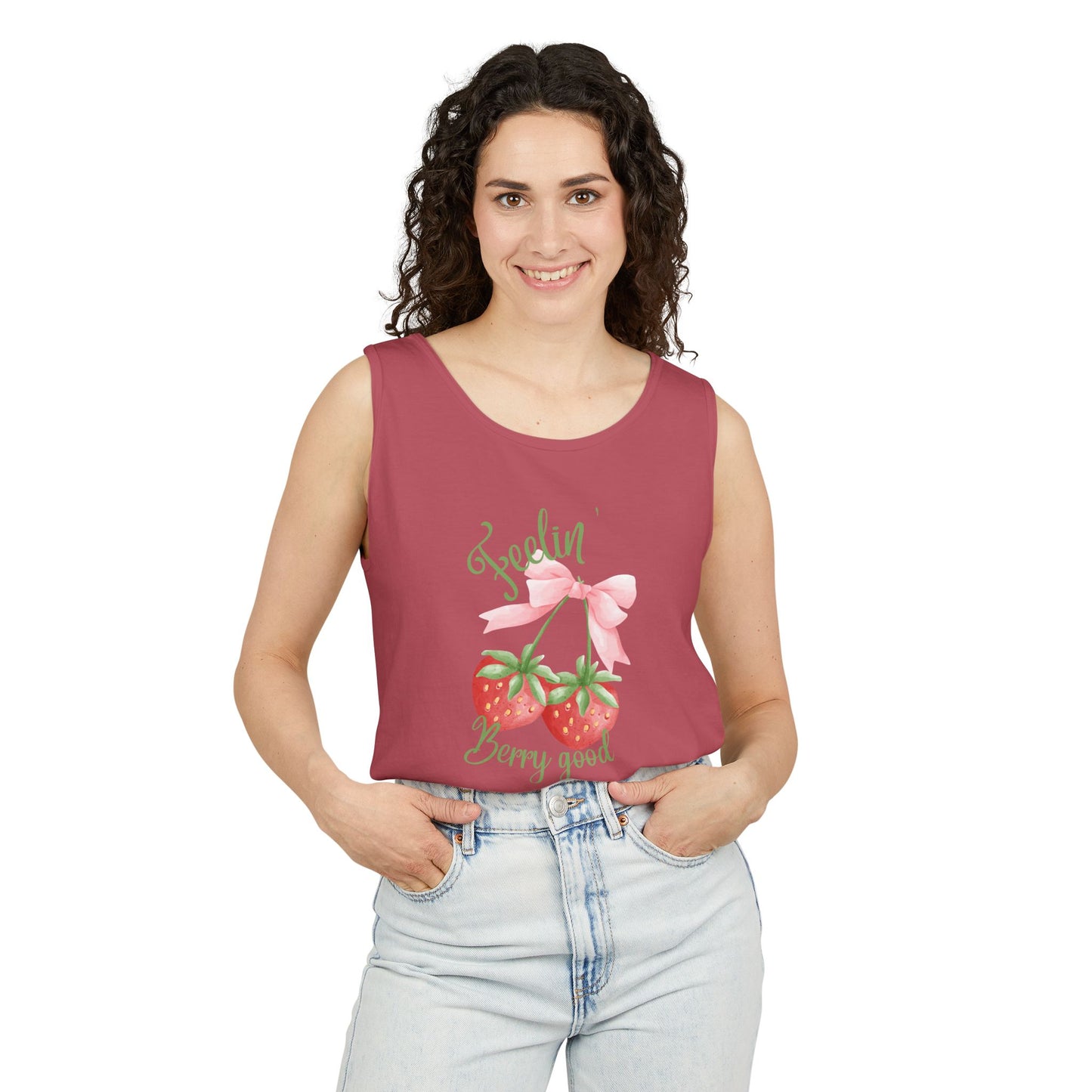Feelin' Berry Good Unisex Tank Top