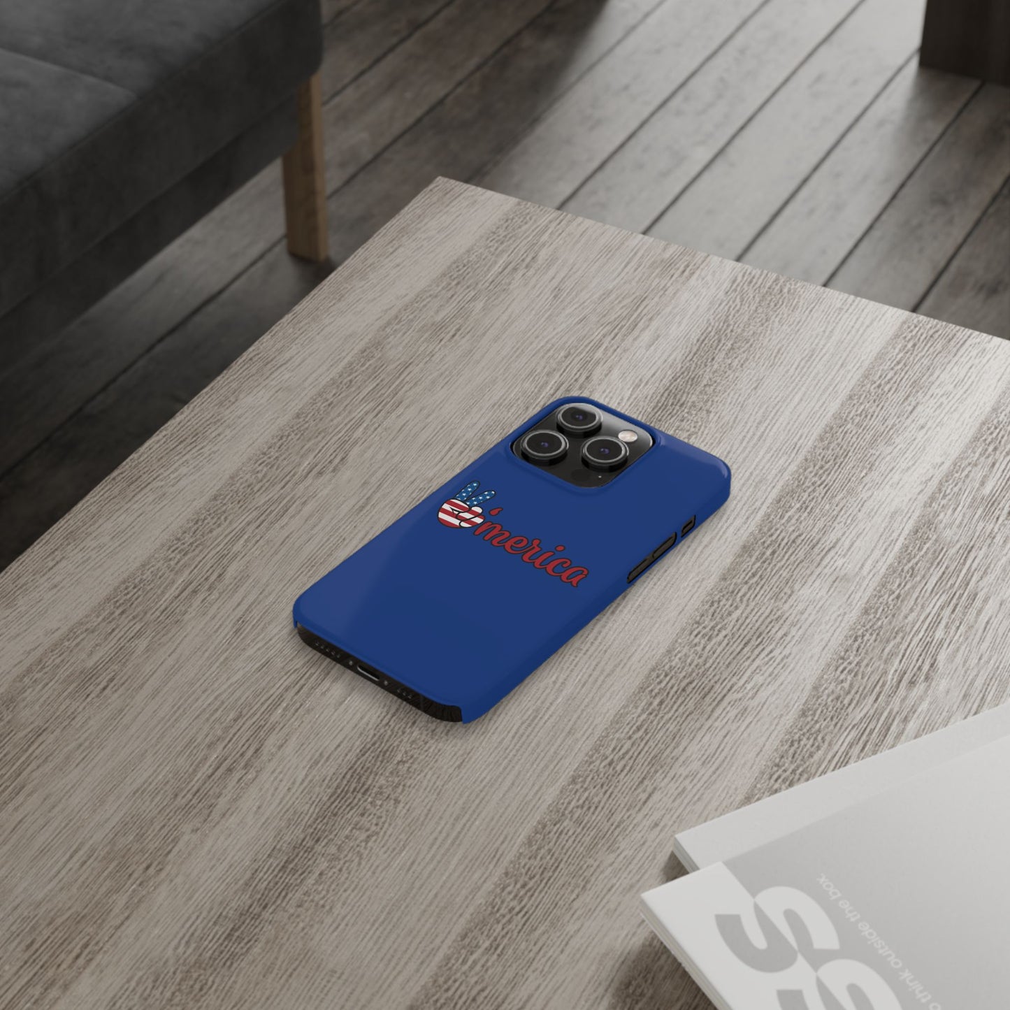 Slim Phone Case - 'Merica Design, Patriotic Phone Cover for Independence Day, 4th of July, USA Pride, Gift for Americans
