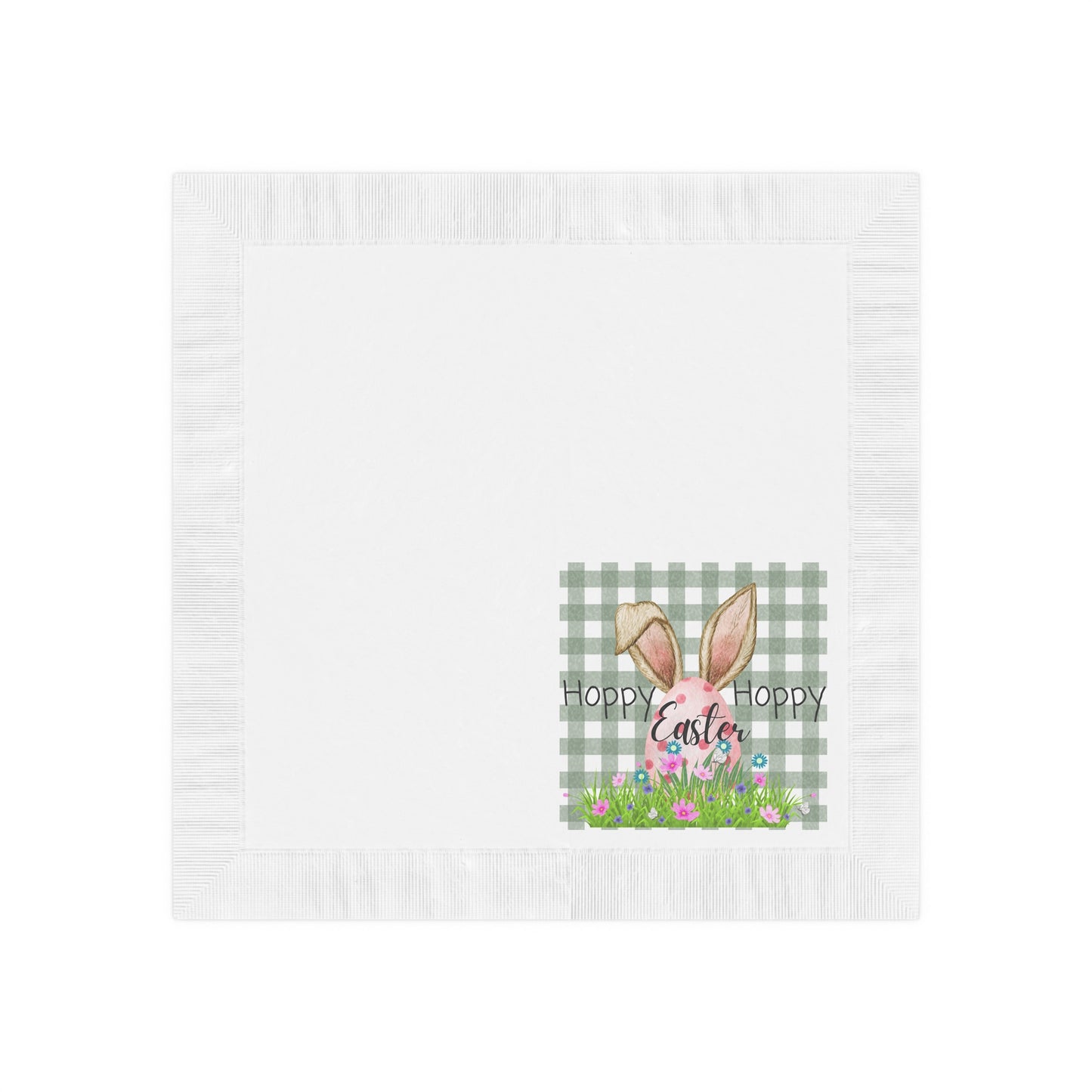 Hoppy Easter Decor Napkins - Festive Bunny Design for Spring Celebrations