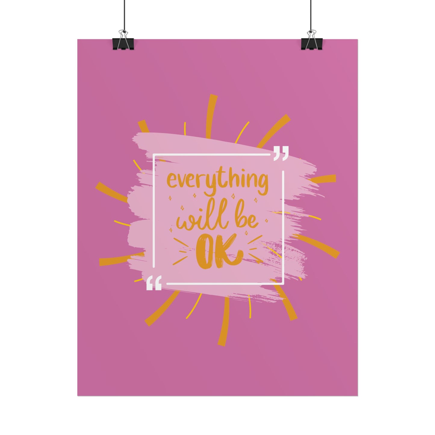 Everything Will Be Ok -Poster