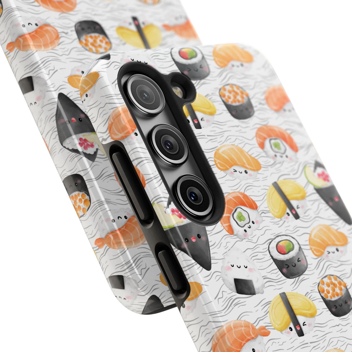 Cute Sushi Tough Phone Case - Durable and Stylish Design for Food Lovers
