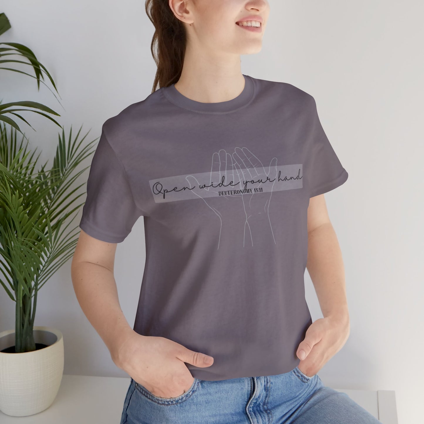 Open Wide your Hand - Christian Apparel