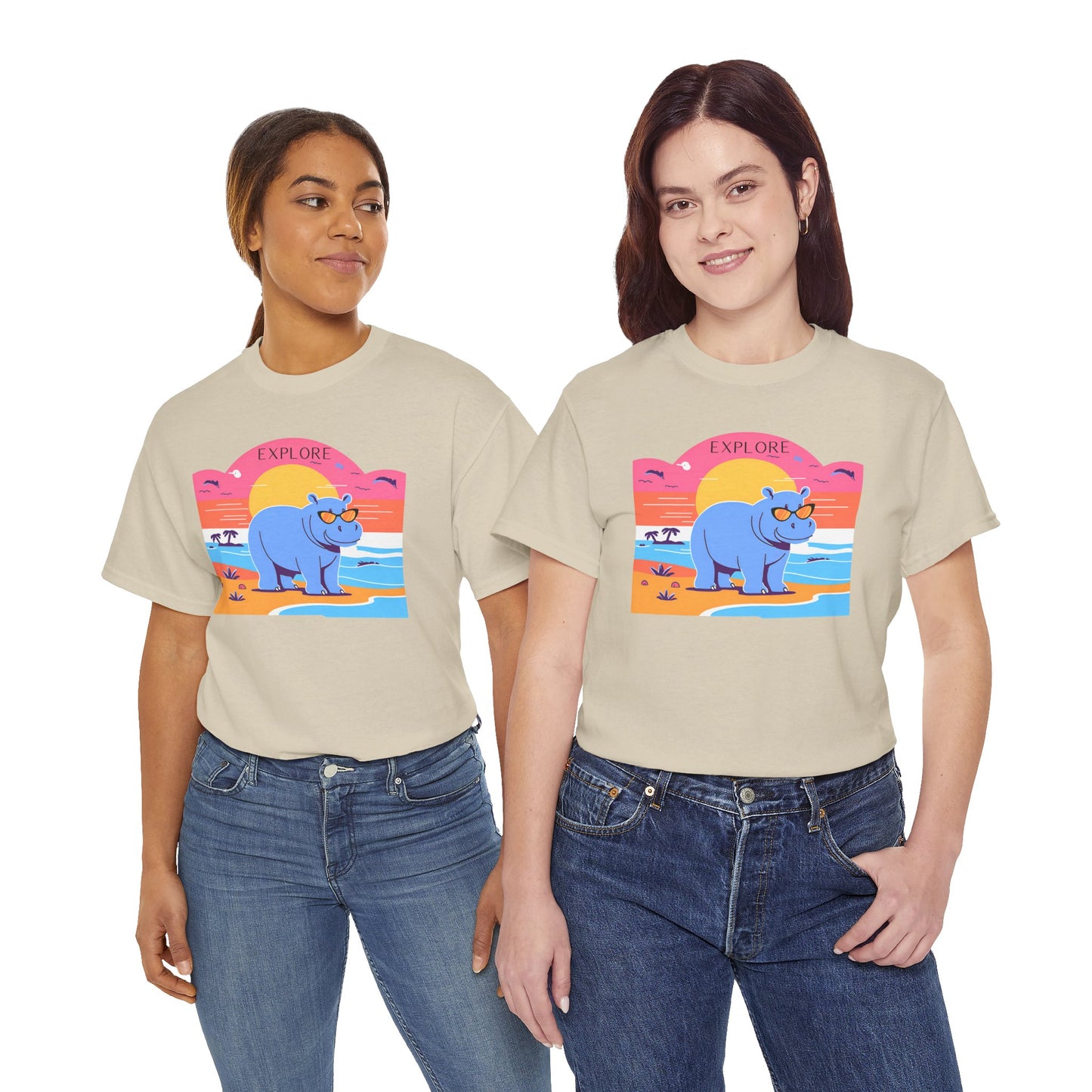 Happy Hippo Tee