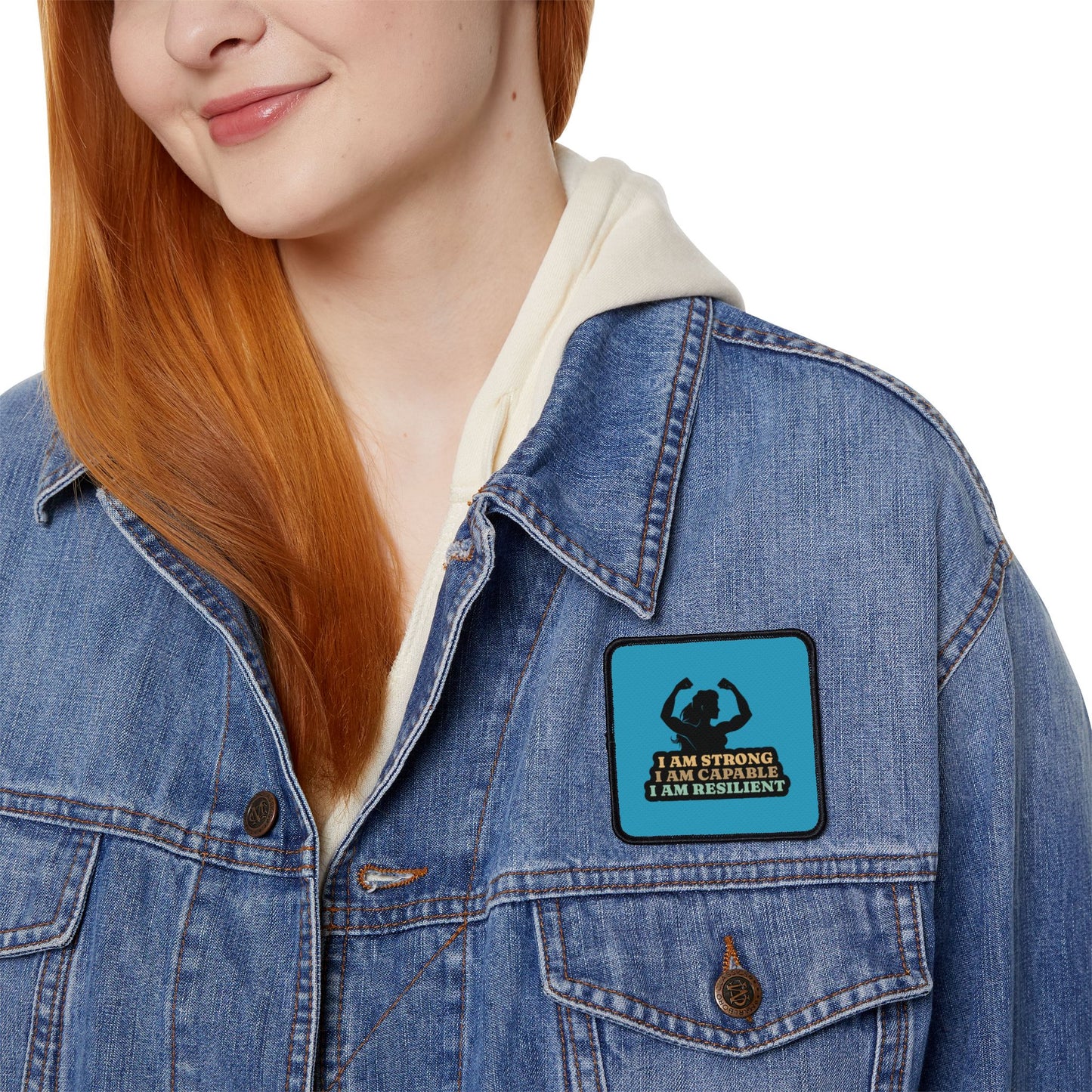 Iron-On Patches - Positive Affirmation, I am Strong