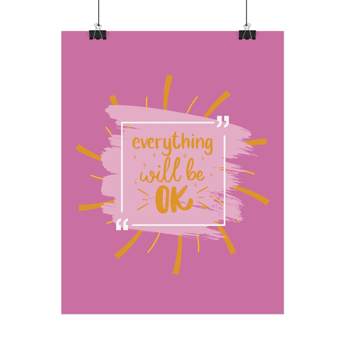 Everything Will Be Ok -Poster