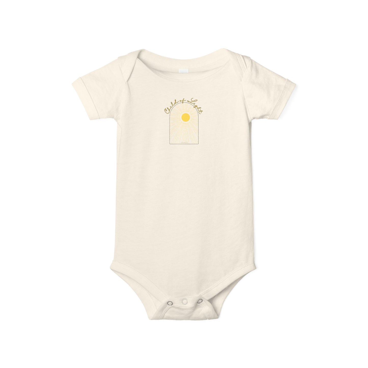Onesie Infant Jersey with Child of Light Ephesians 5:8 Verse