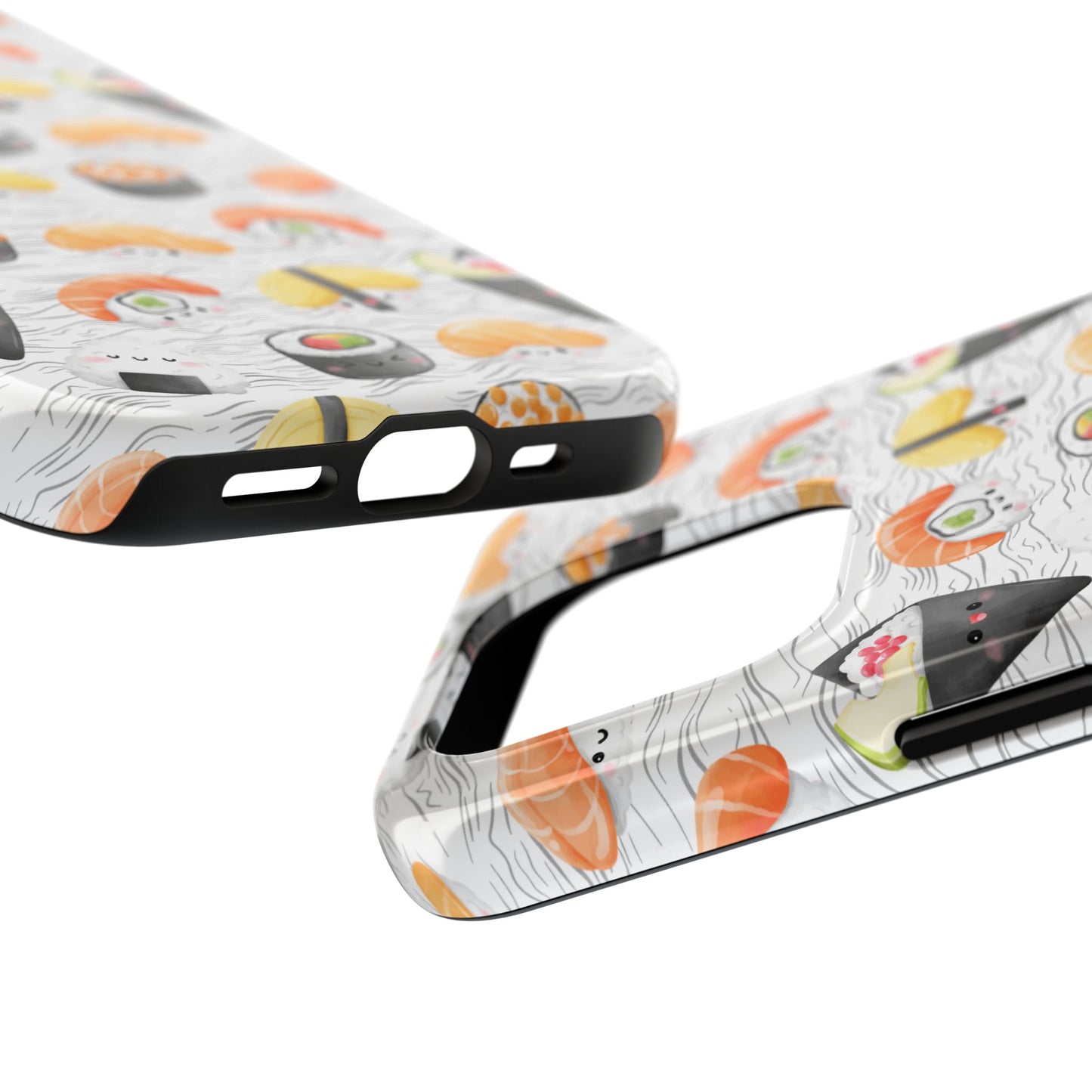 Cute Sushi Tough Phone Case - Durable and Stylish Design for Food Lovers