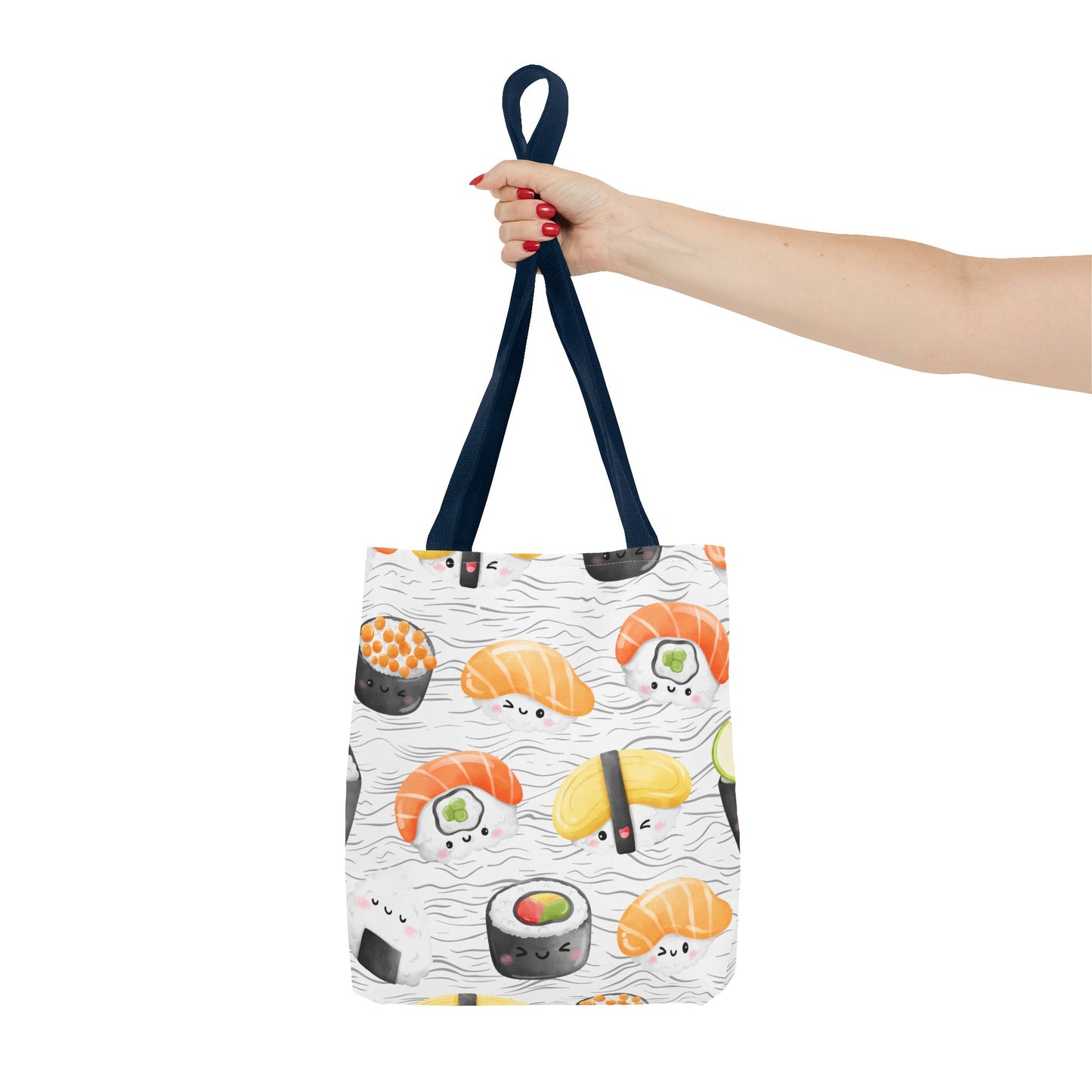 Cute Sushi Pattern Tote Bag - Perfect for Food Lovers