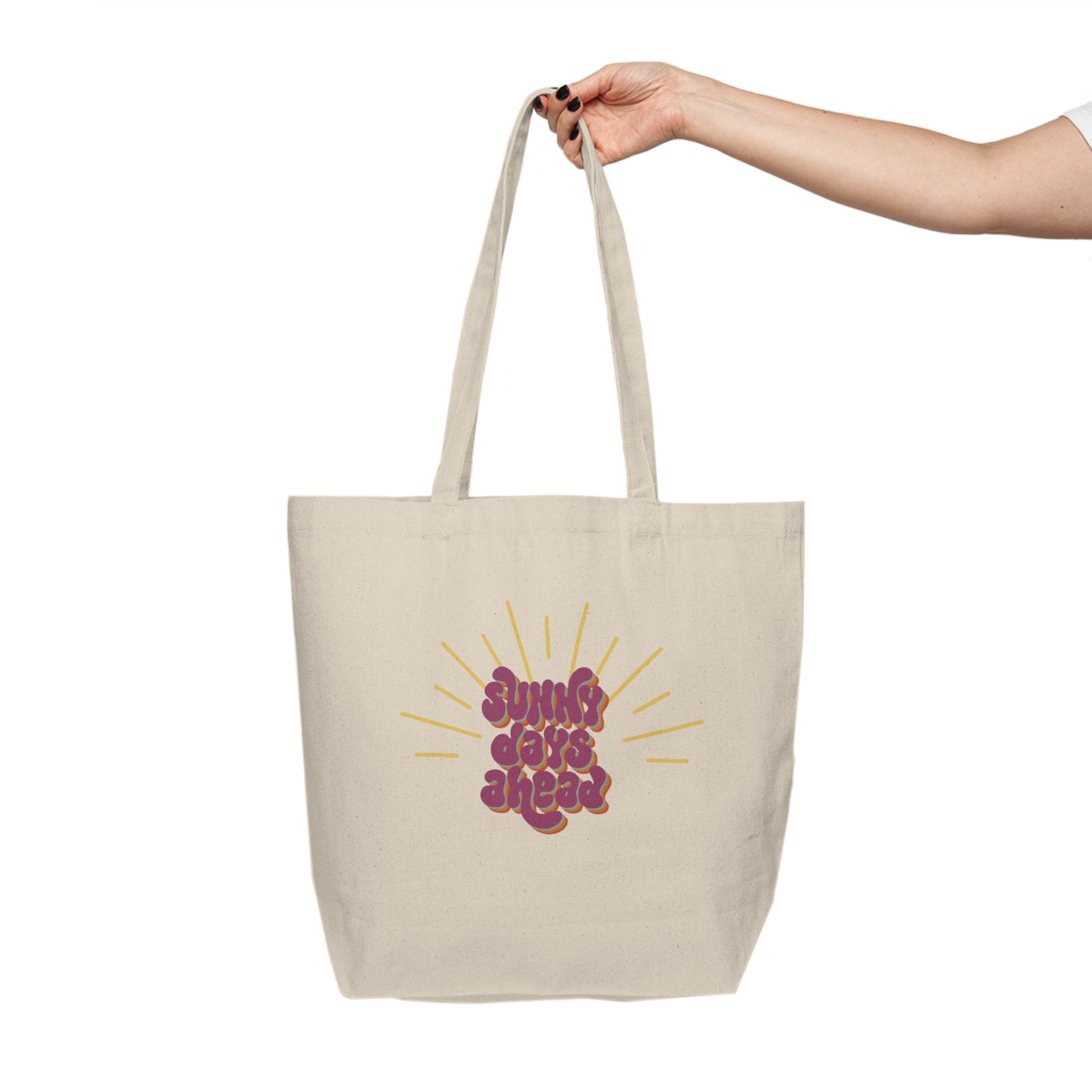 Sunny Days Canvas Tote Bag