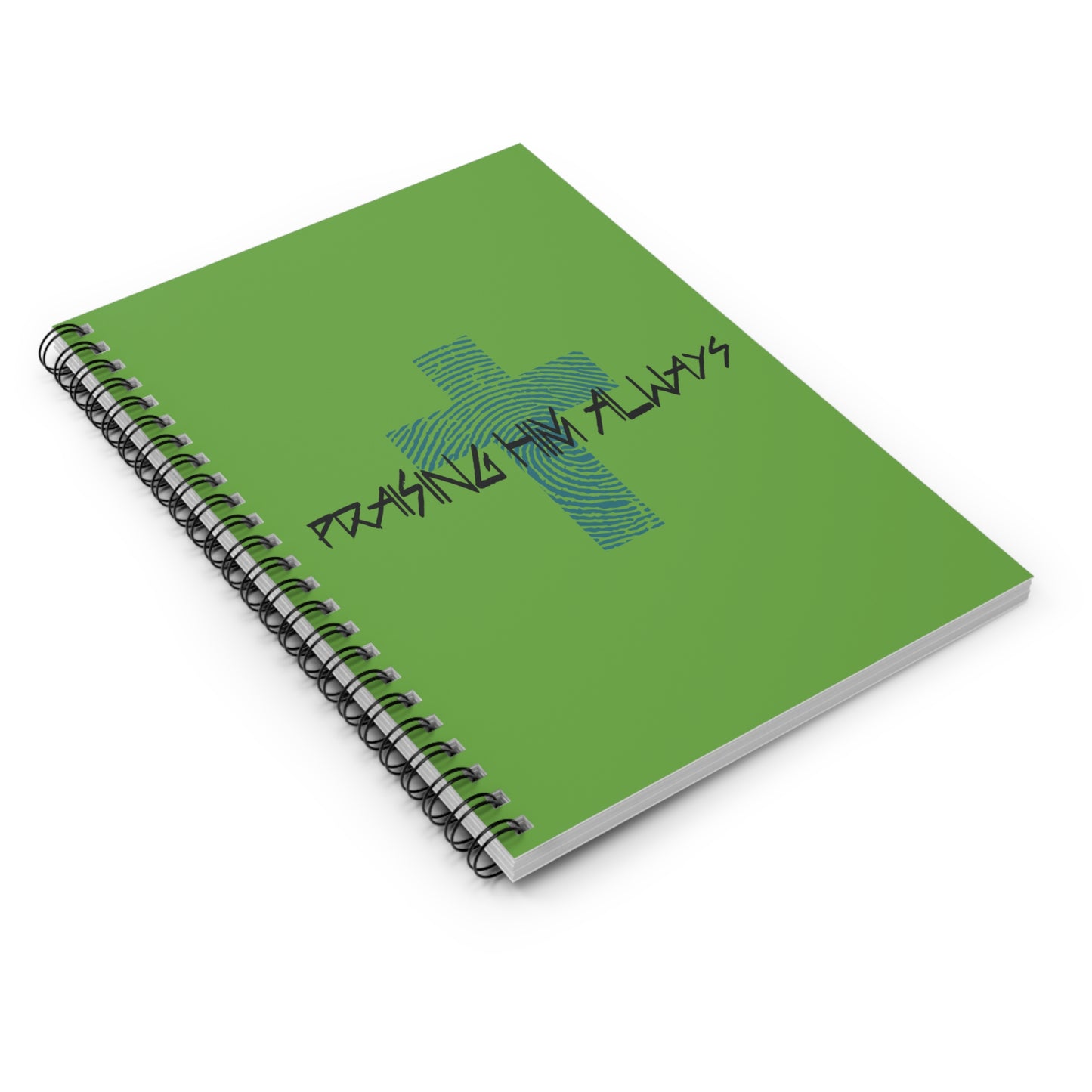 Christian Spiral Notebook - Ruled Line Journal for Faith, Church Notes, and Encouragement