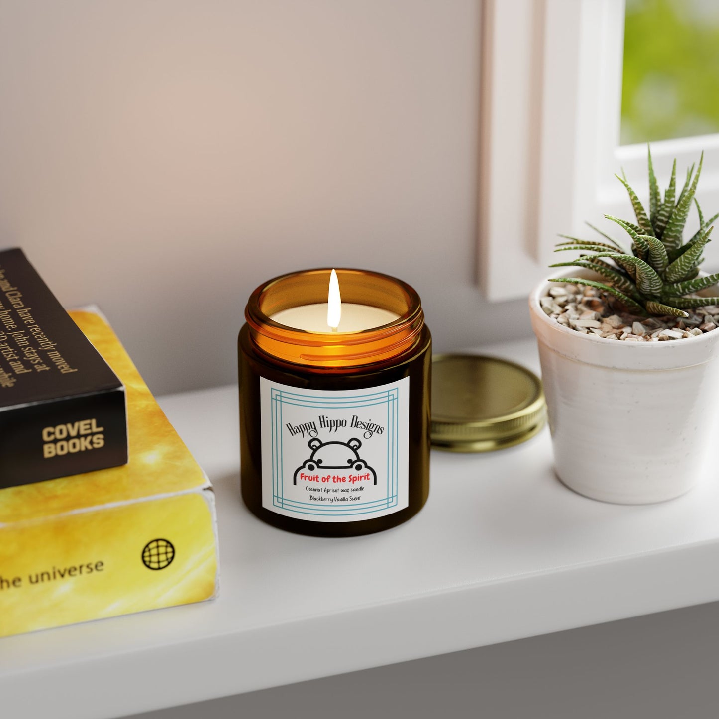 Scented Candle- Fruit of the Spirit Blackberry Vanilla Scented Candle