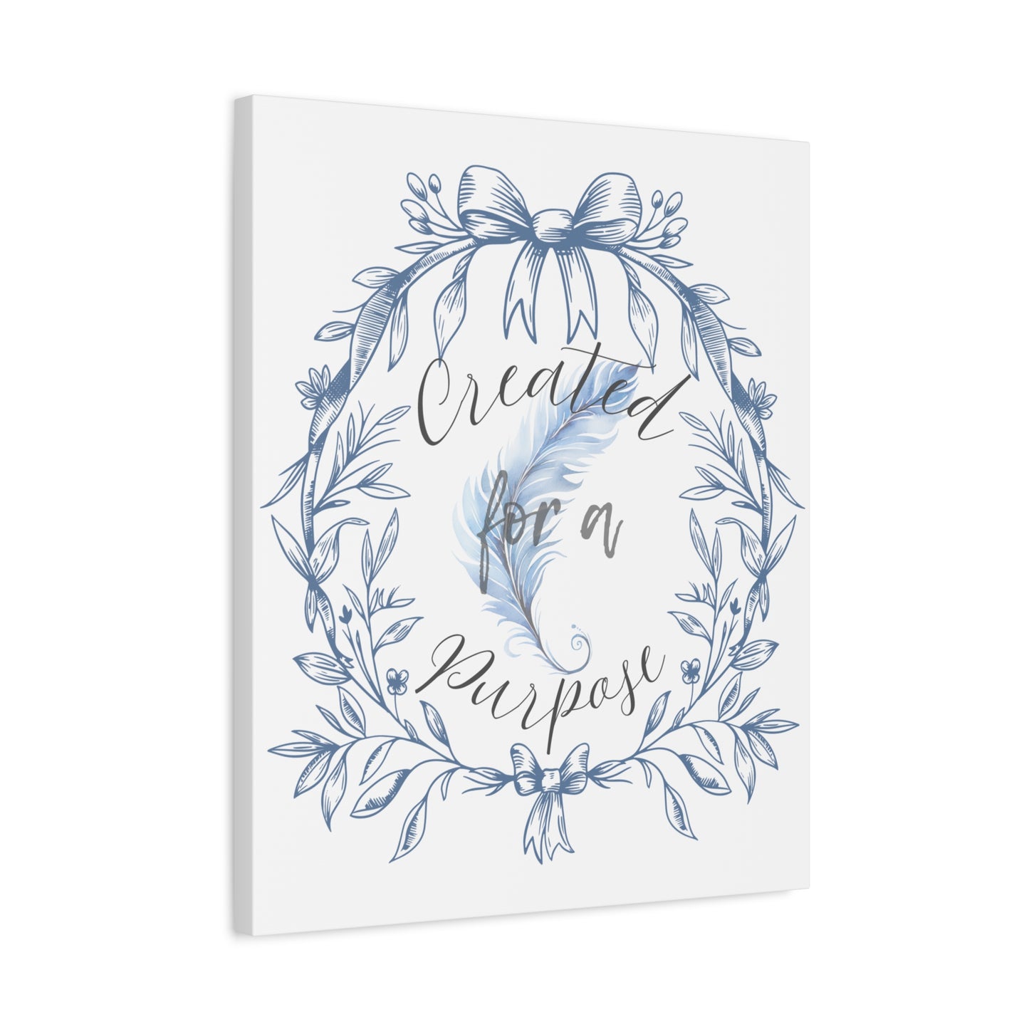 Inspirational Canvas Art - 'Created for a Purpose' Wall Decor
