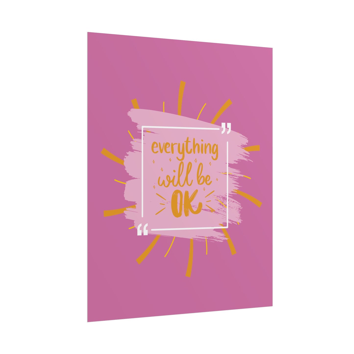 Everything Will Be Ok -Poster