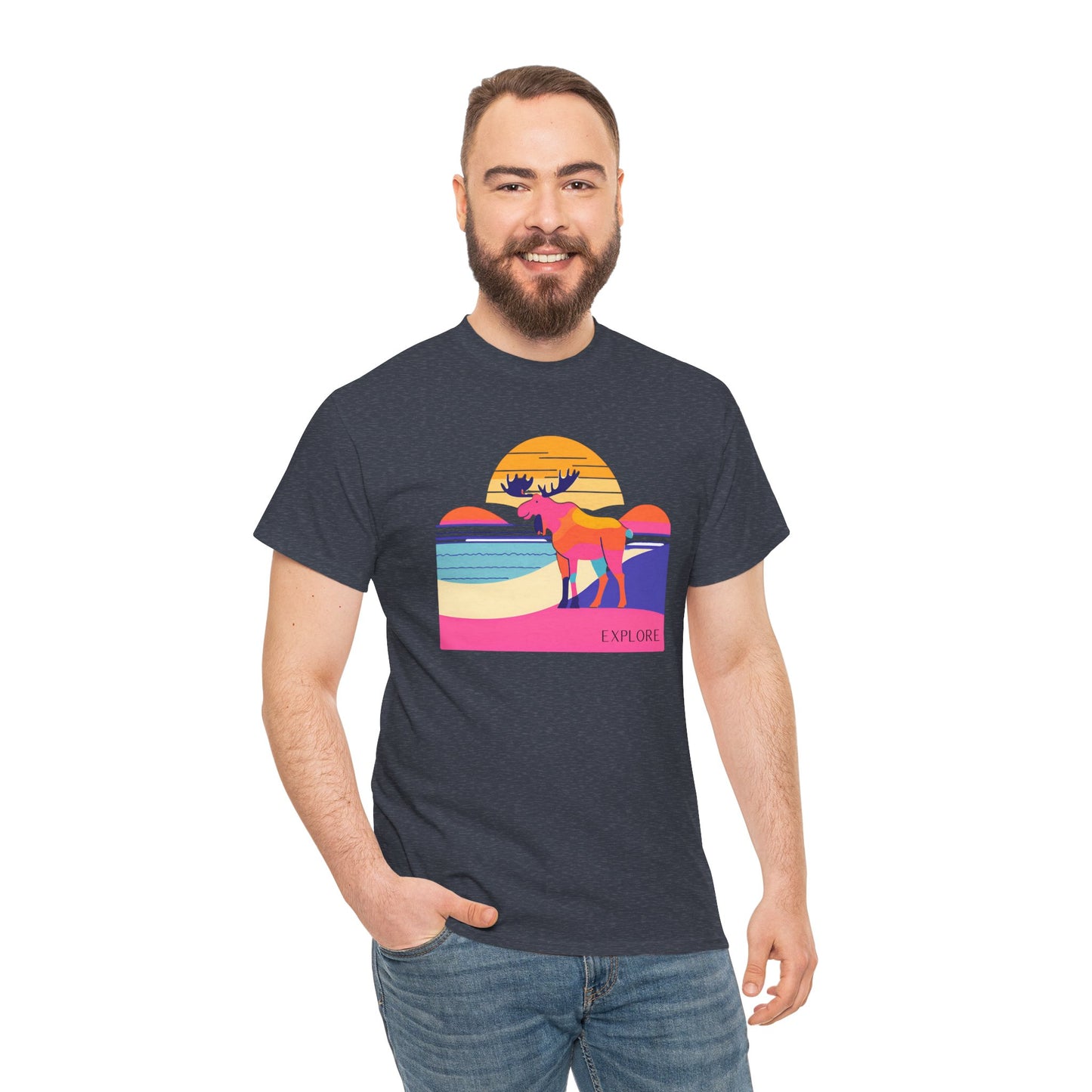 Explore Moose Tee - Adventure Lovers