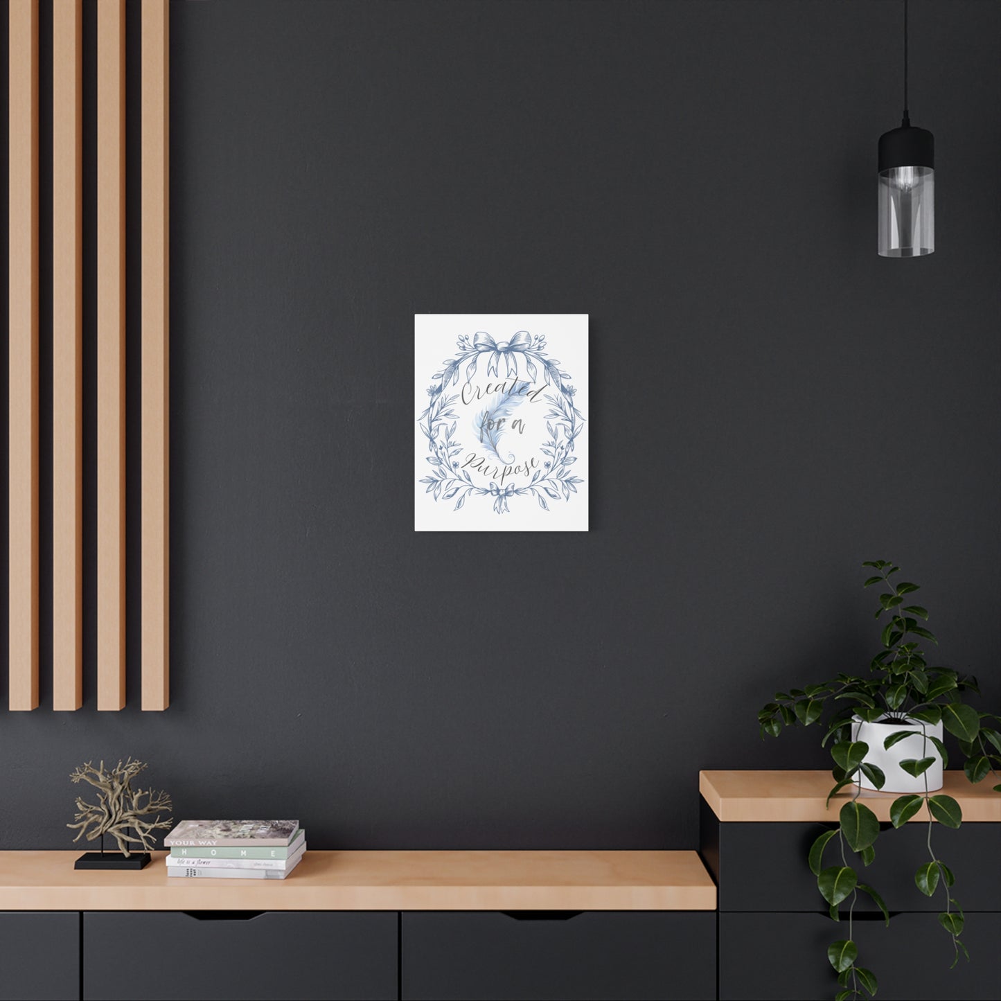 Inspirational Canvas Art - 'Created for a Purpose' Wall Decor