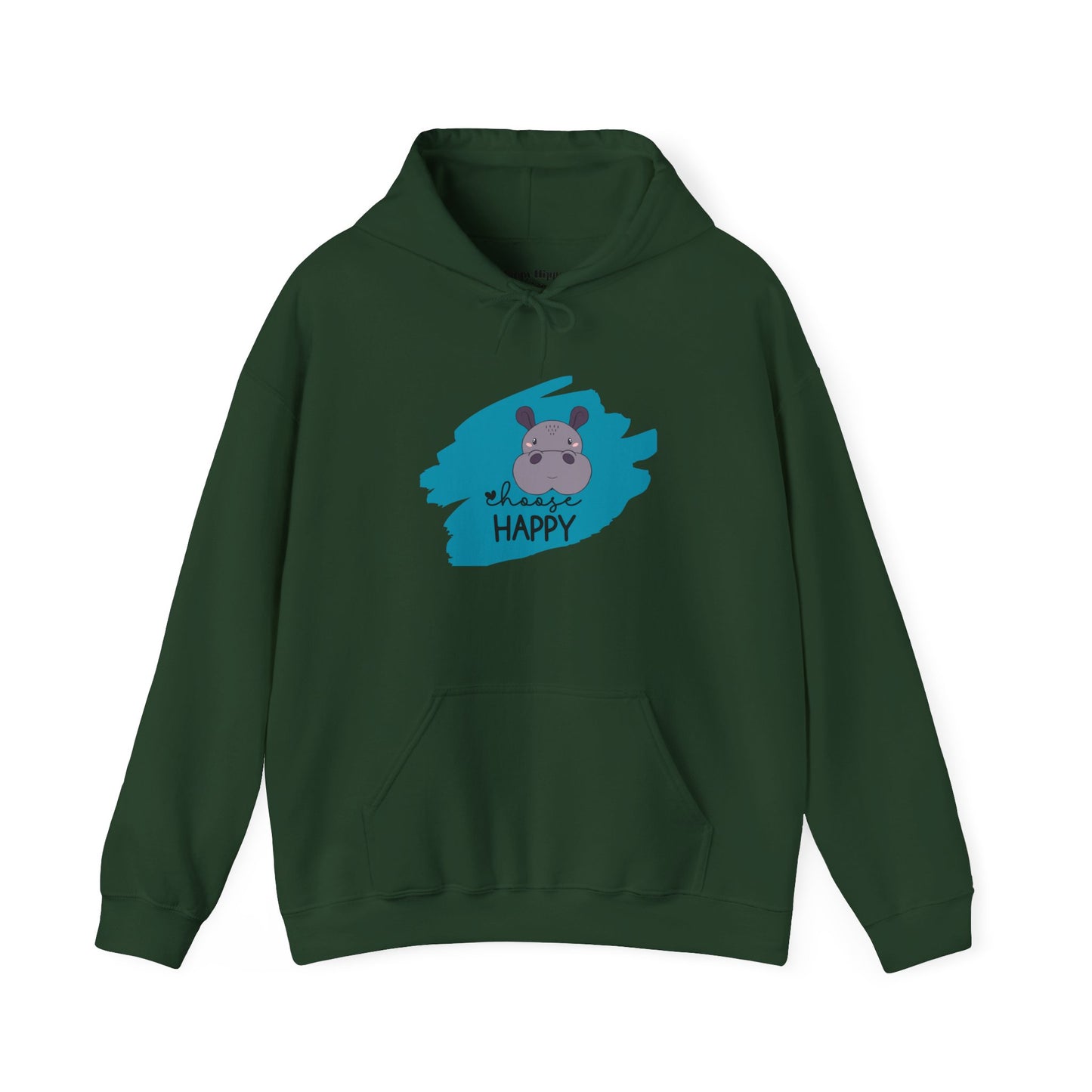 Hooded Sweatshirt - Choose Happy Choose Comfy