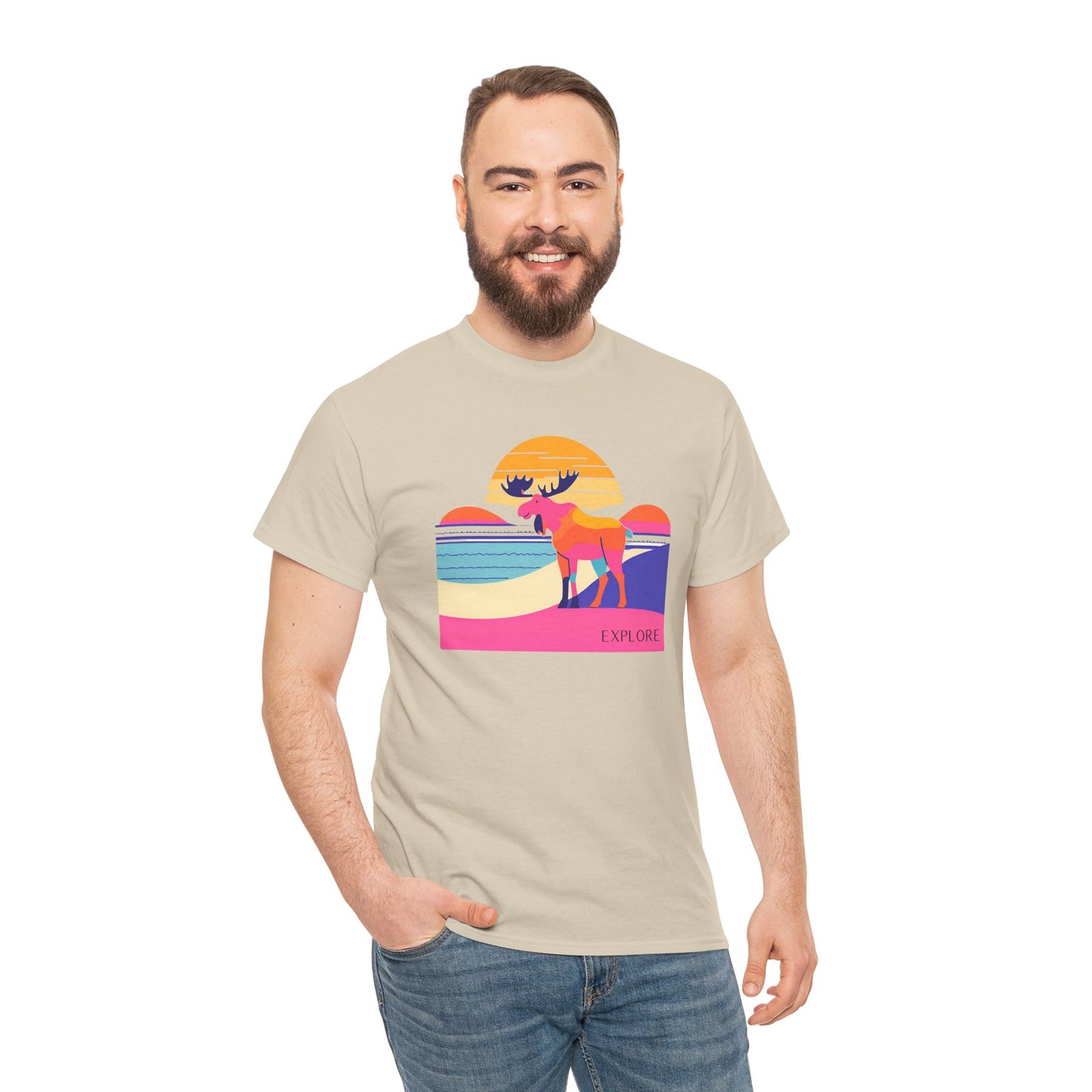 Explore Moose Tee - Adventure Lovers