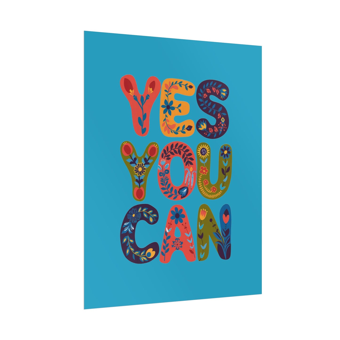 Poster - Yes You Can Inspirational Poster