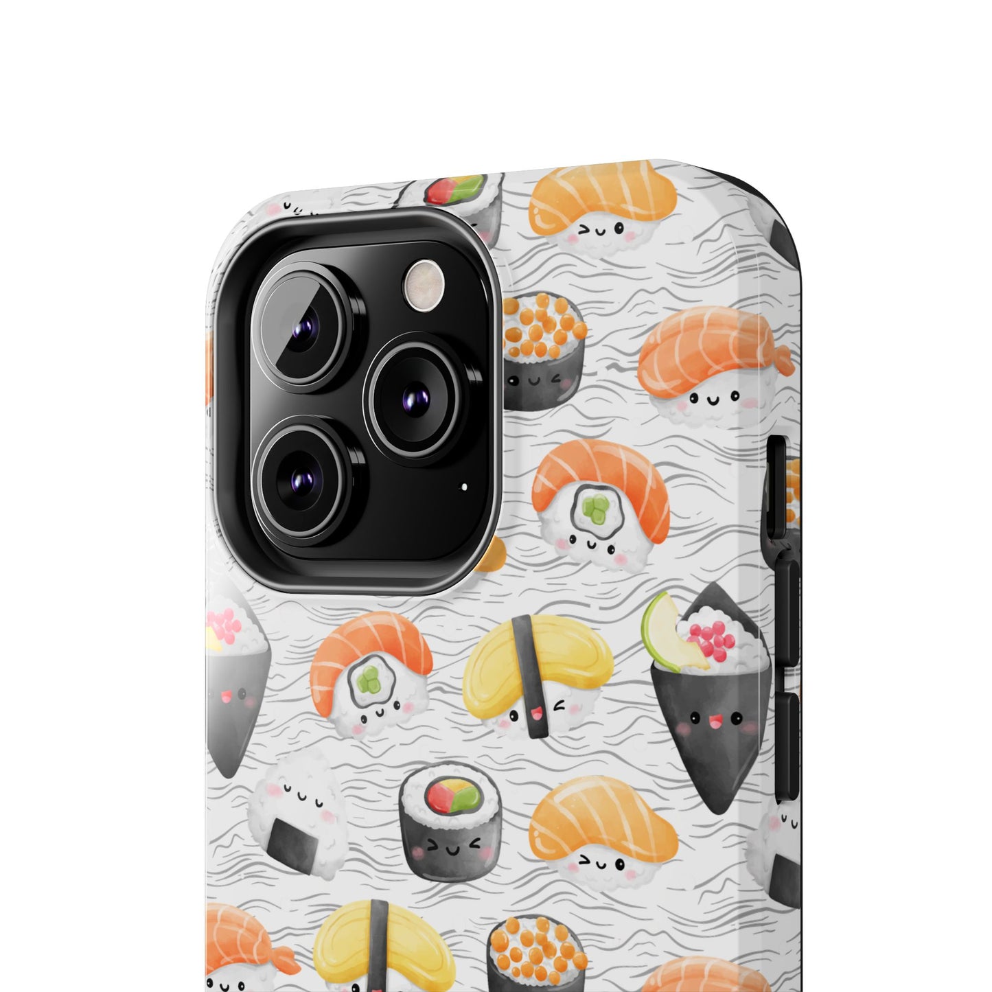 Cute Sushi Tough Phone Case - Durable and Stylish Design for Food Lovers