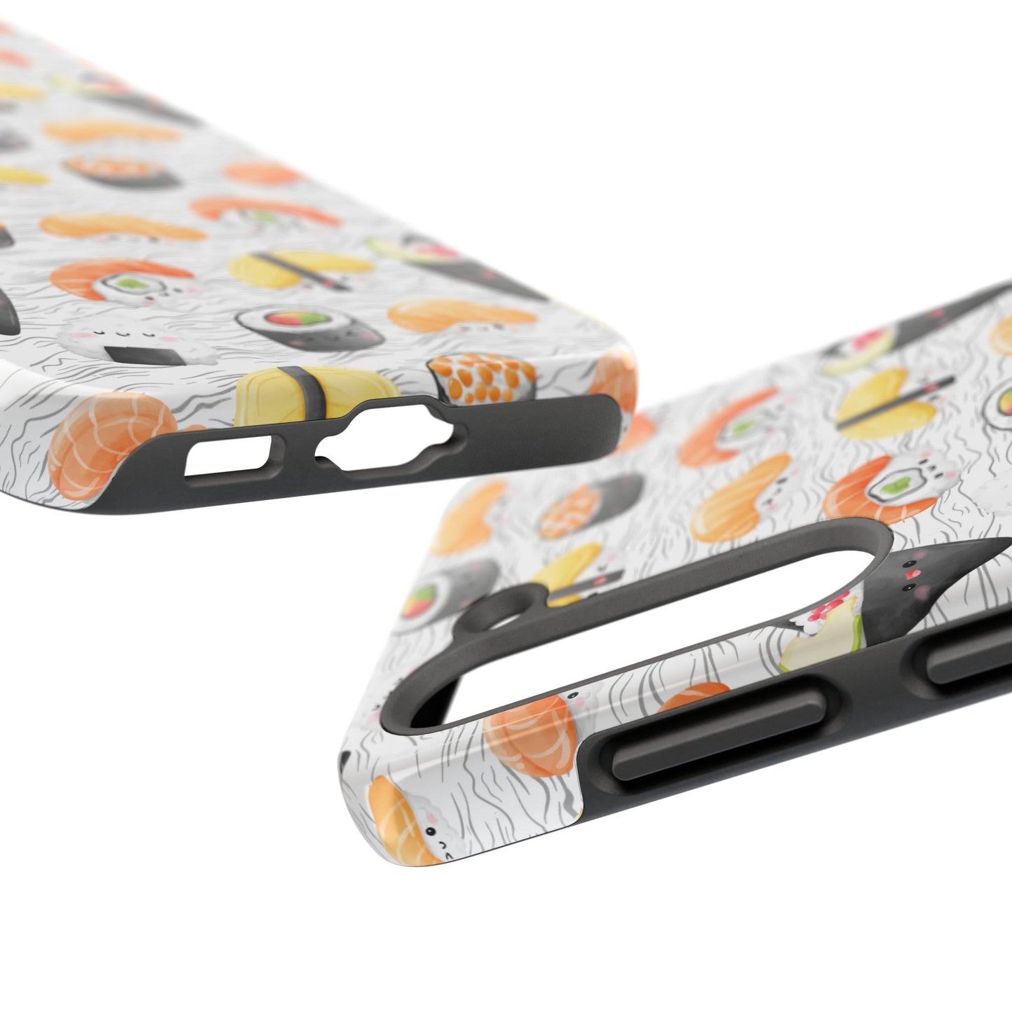Cute Sushi Tough Phone Case - Durable and Stylish Design for Food Lovers
