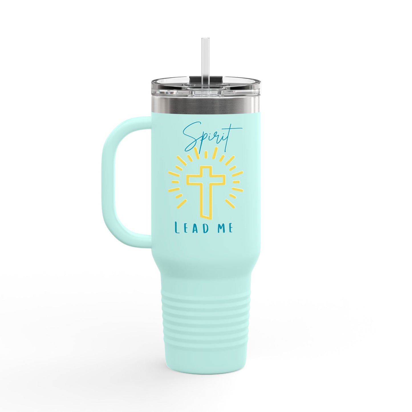 Spirit Lead me, Inspirational Insulated Travel Mug
