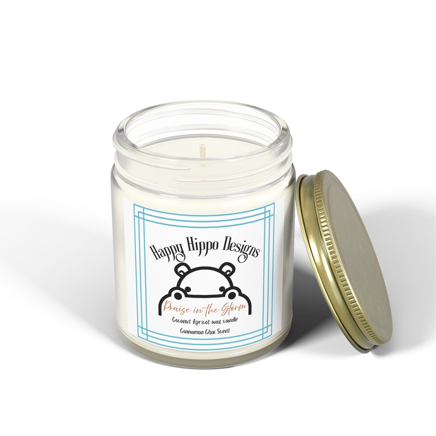 Scented Candle - Cinnamon Chai - Praise in the Storm-Coconut Apricot Wax