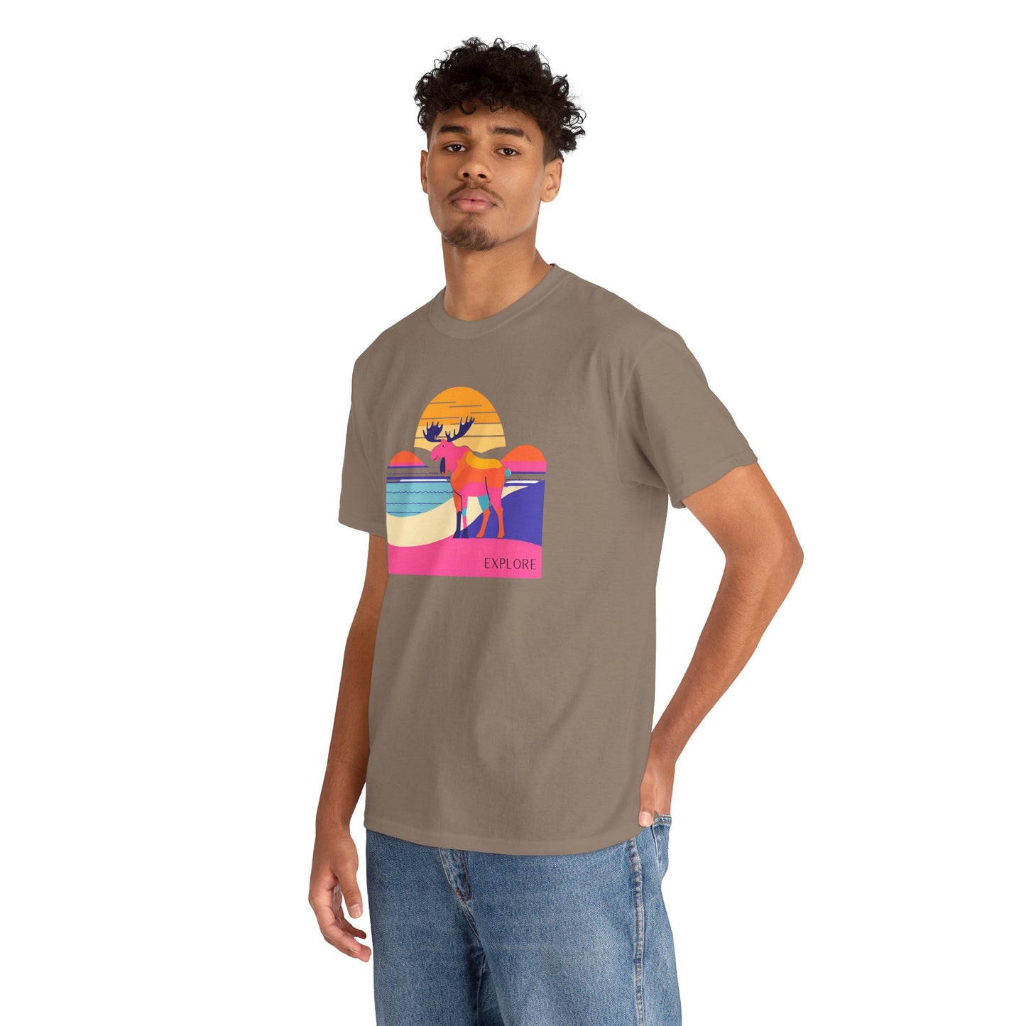 Explore Moose Tee - Adventure Lovers
