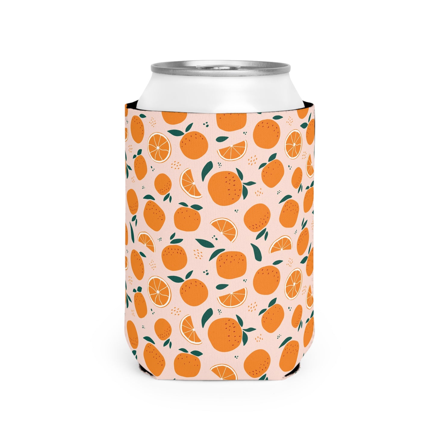 Orange Citrus Can Cooler Sleeve