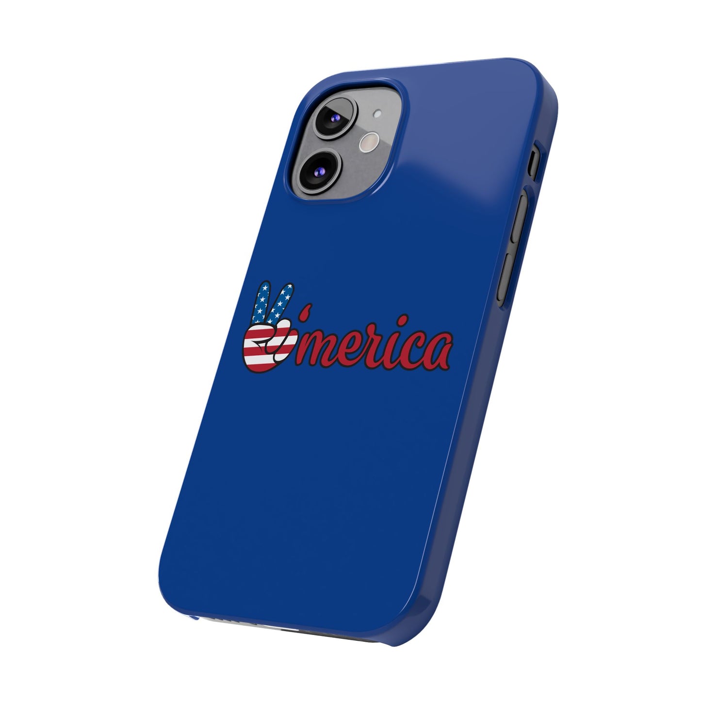 Slim Phone Case - 'Merica Design, Patriotic Phone Cover for Independence Day, 4th of July, USA Pride, Gift for Americans