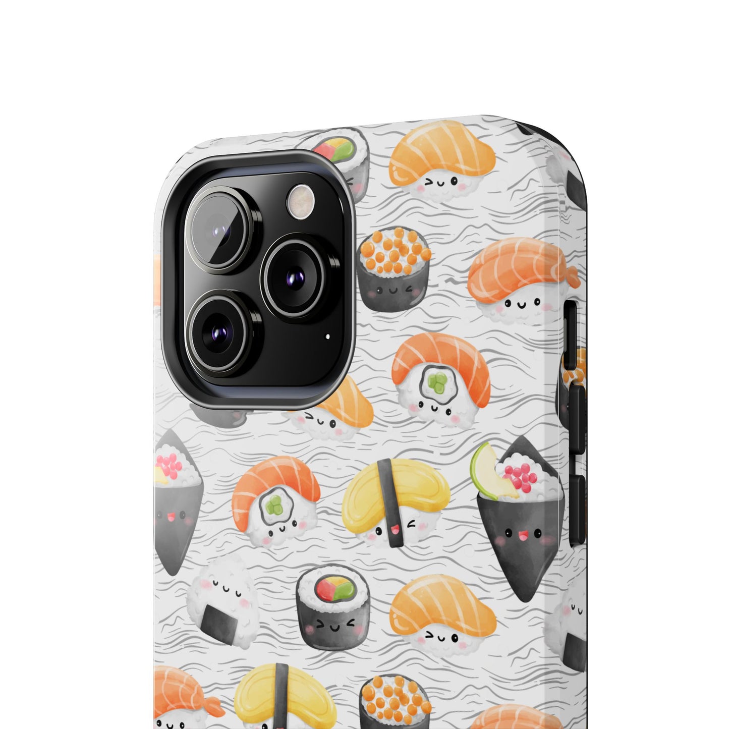 Cute Sushi Tough Phone Case - Durable and Stylish Design for Food Lovers