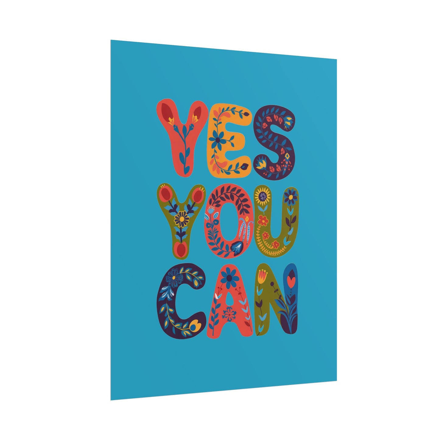 Poster - Yes You Can Inspirational Poster