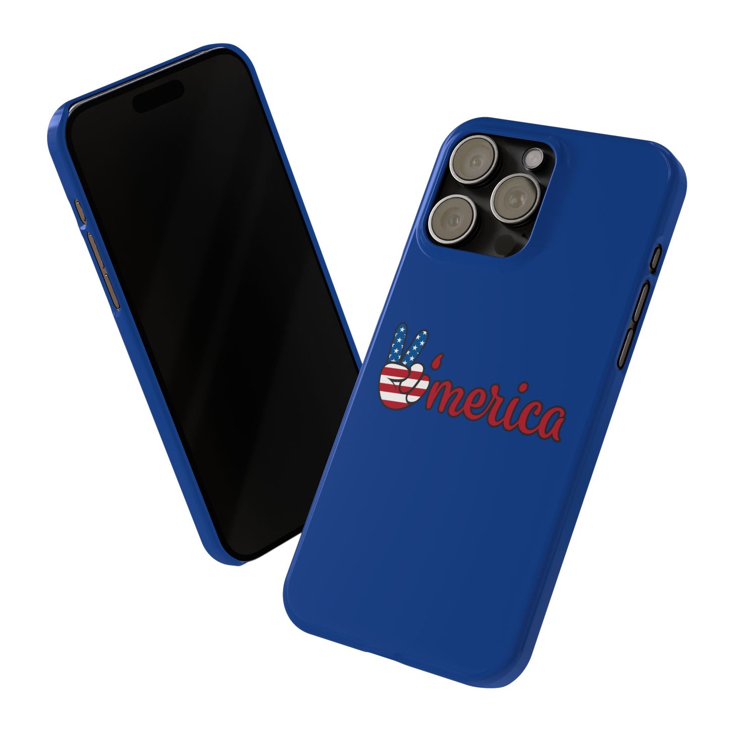 Slim Phone Case - 'Merica Design, Patriotic Phone Cover for Independence Day, 4th of July, USA Pride, Gift for Americans