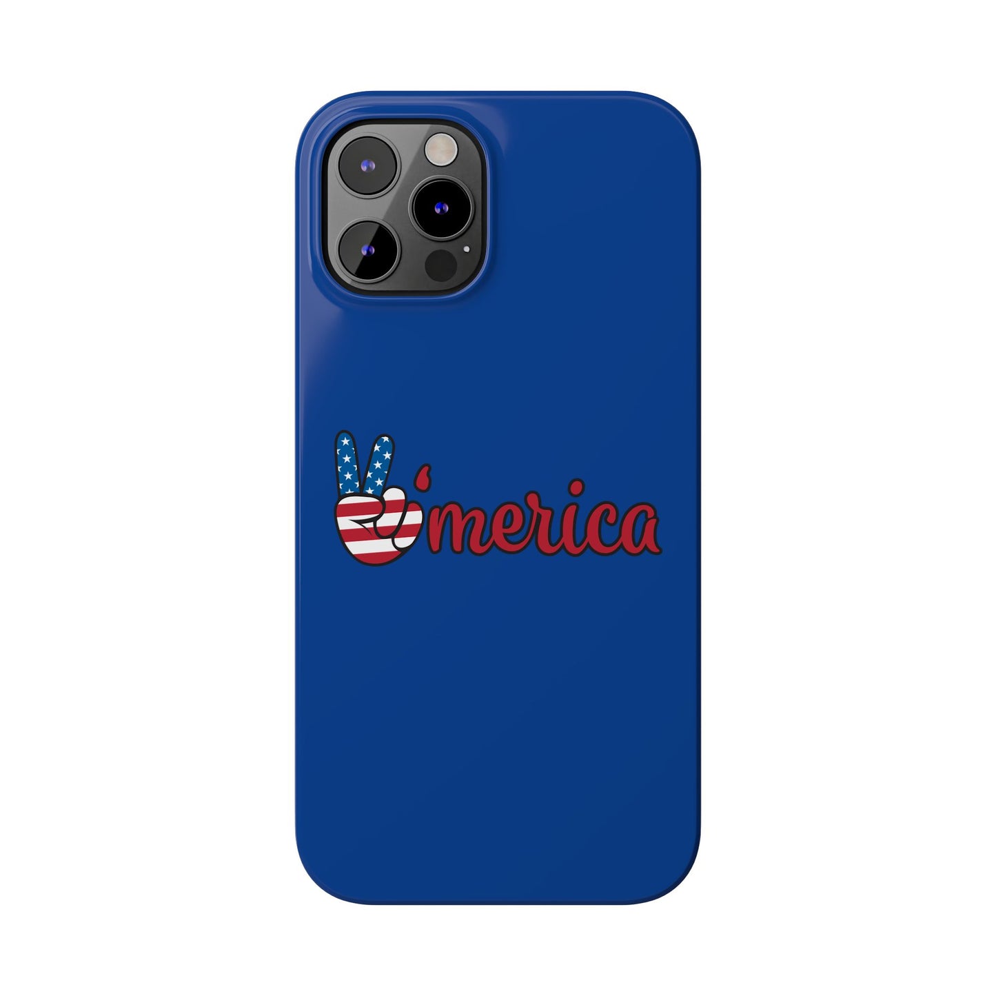 Slim Phone Case - 'Merica Design, Patriotic Phone Cover for Independence Day, 4th of July, USA Pride, Gift for Americans