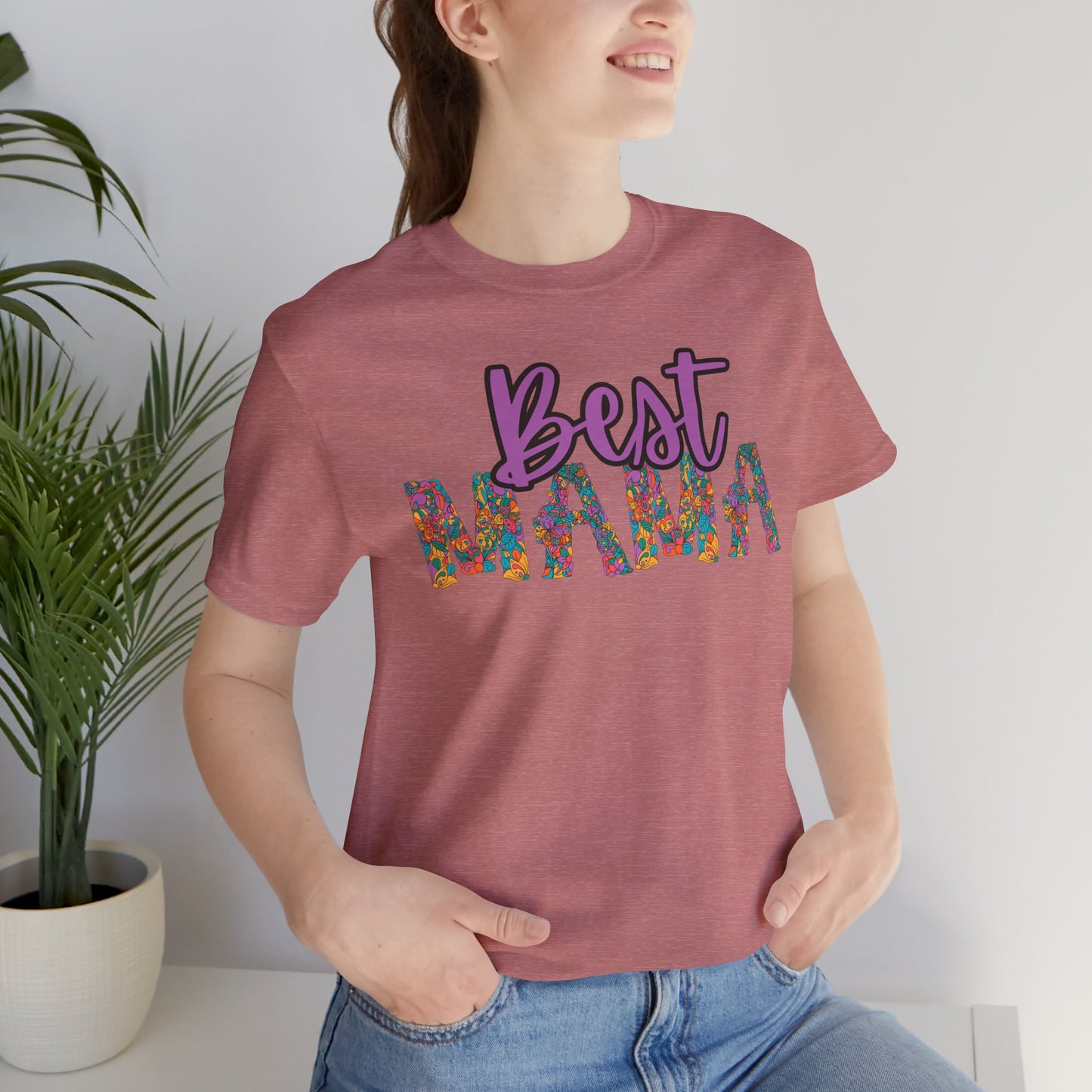 Floral 'Mama' Tee