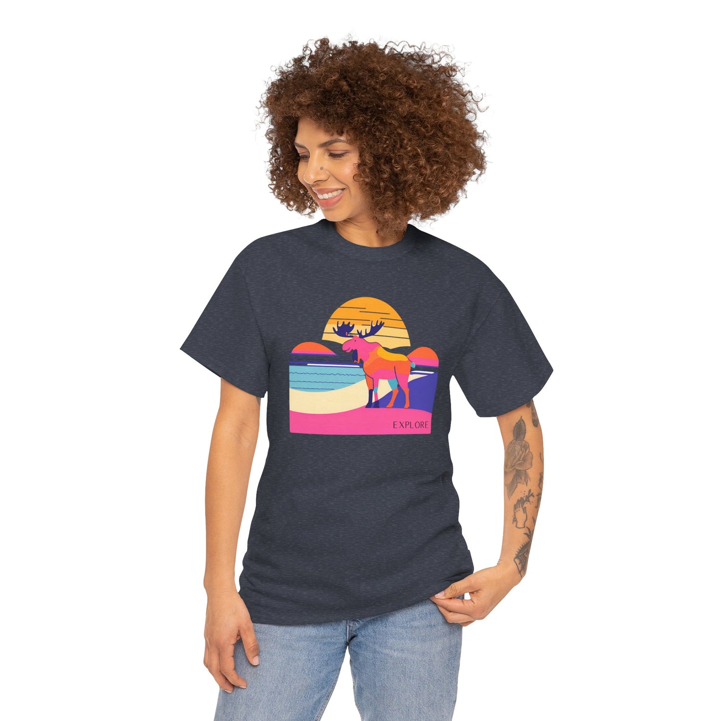 Explore Moose Tee - Adventure Lovers
