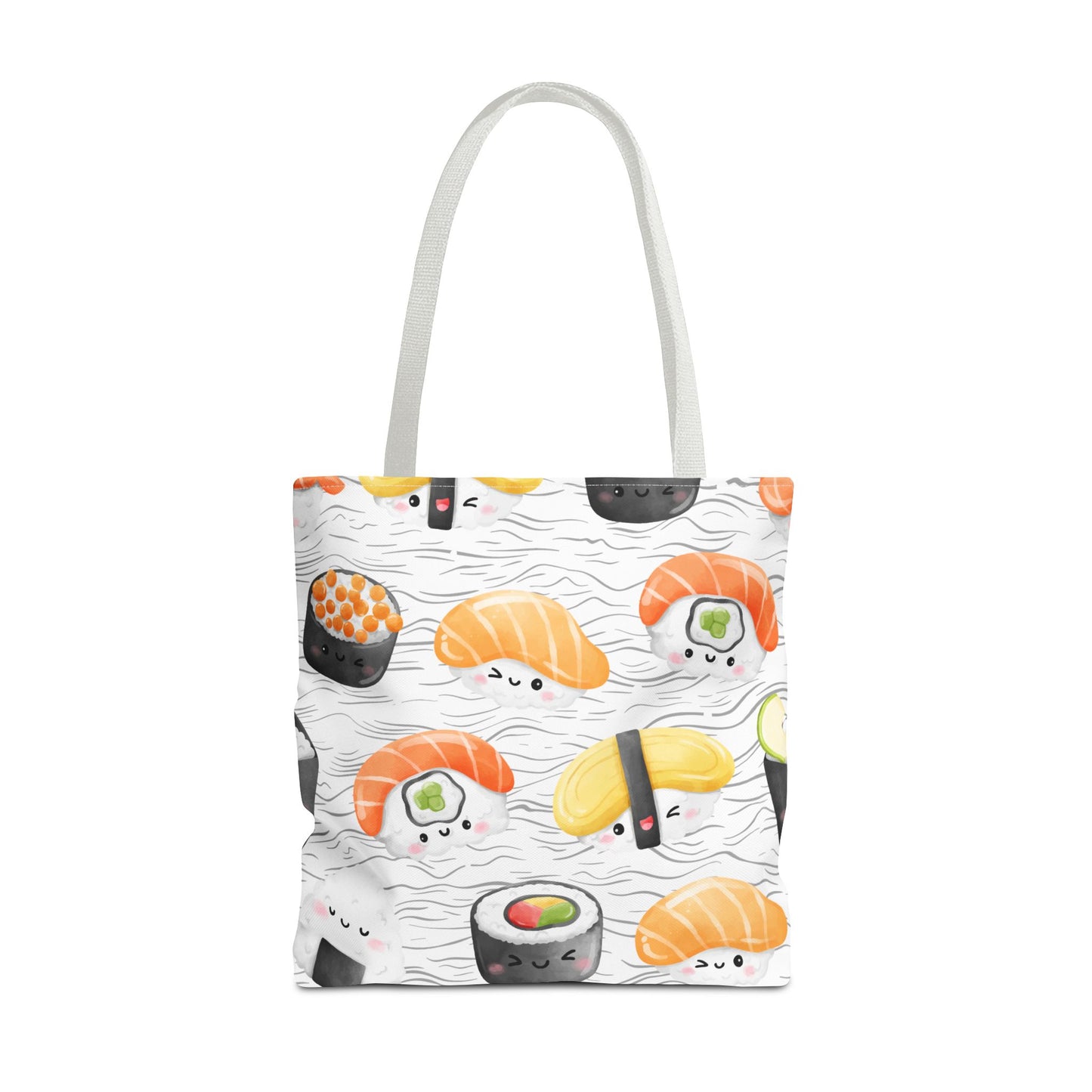Cute Sushi Pattern Tote Bag - Perfect for Food Lovers