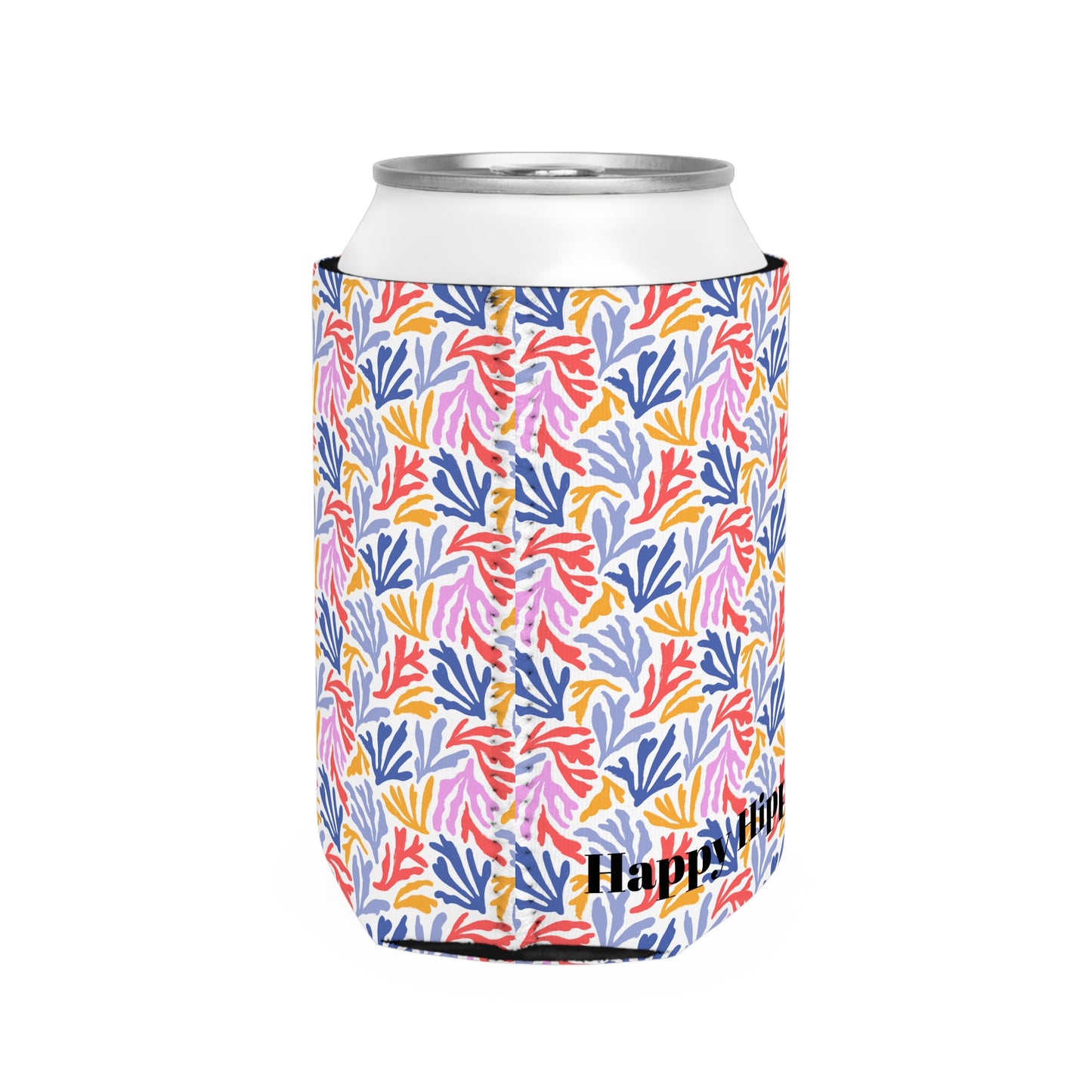 Colorful Coral Can Cooler Sleeve