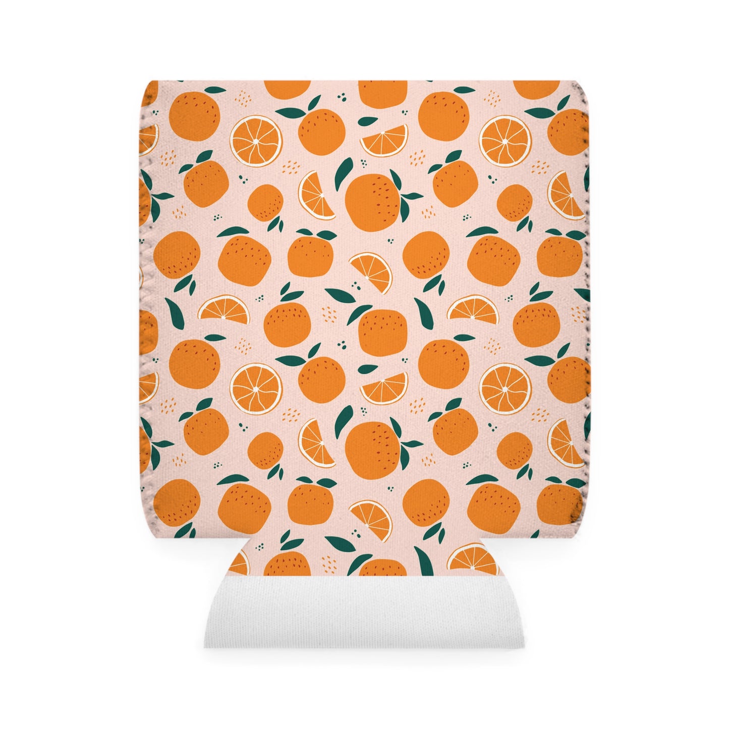 Orange Citrus Can Cooler Sleeve