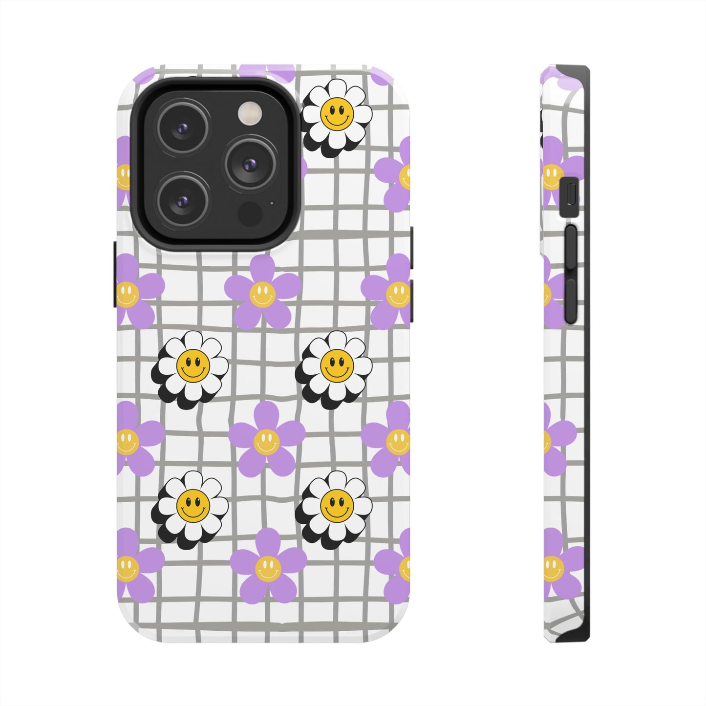Phone Case - Flower Smiley Design