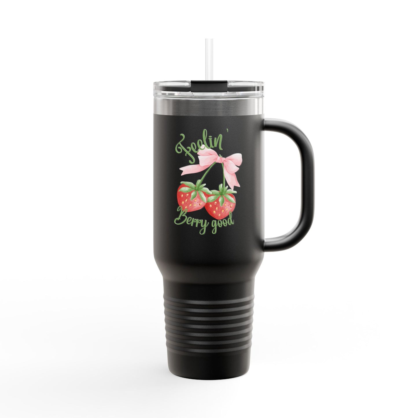 Feelin Berry Good Insulated 40oz Travel Mug