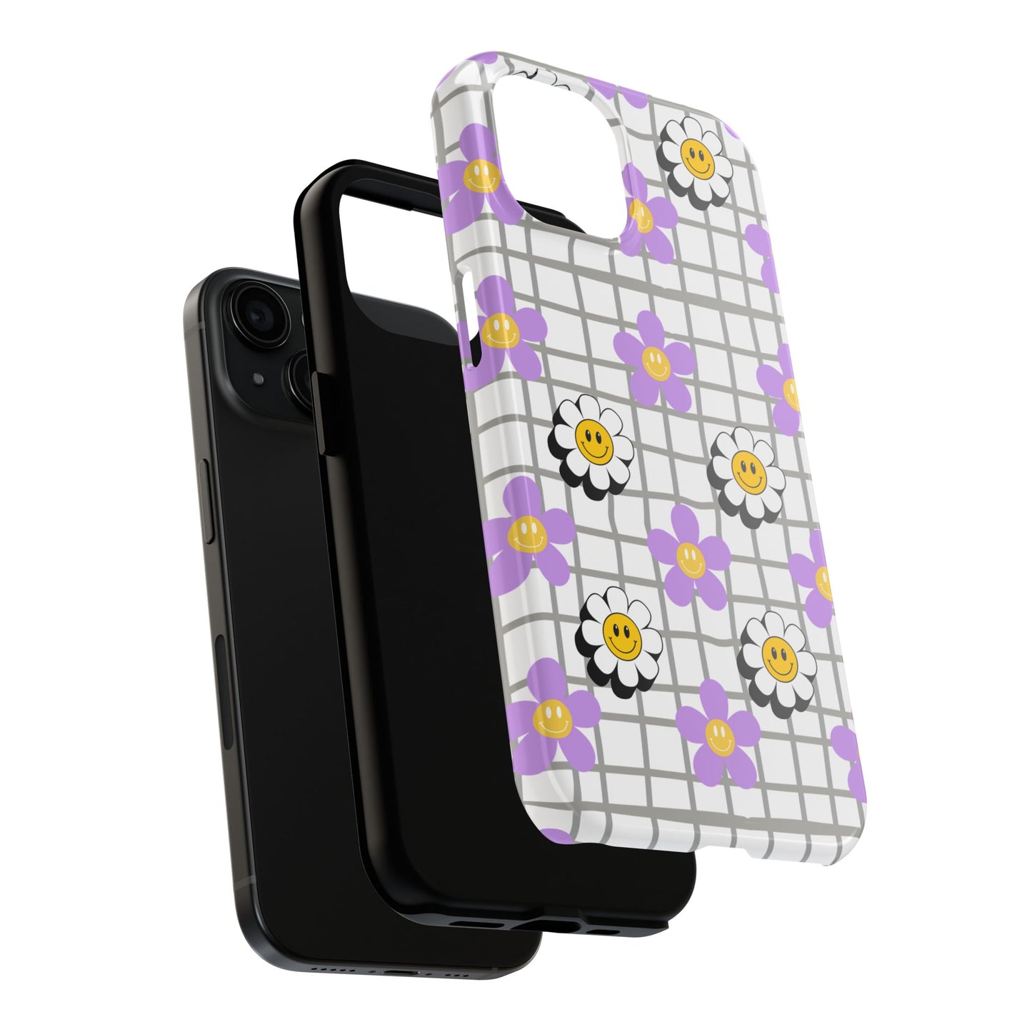 Phone Case - Flower Smiley Design