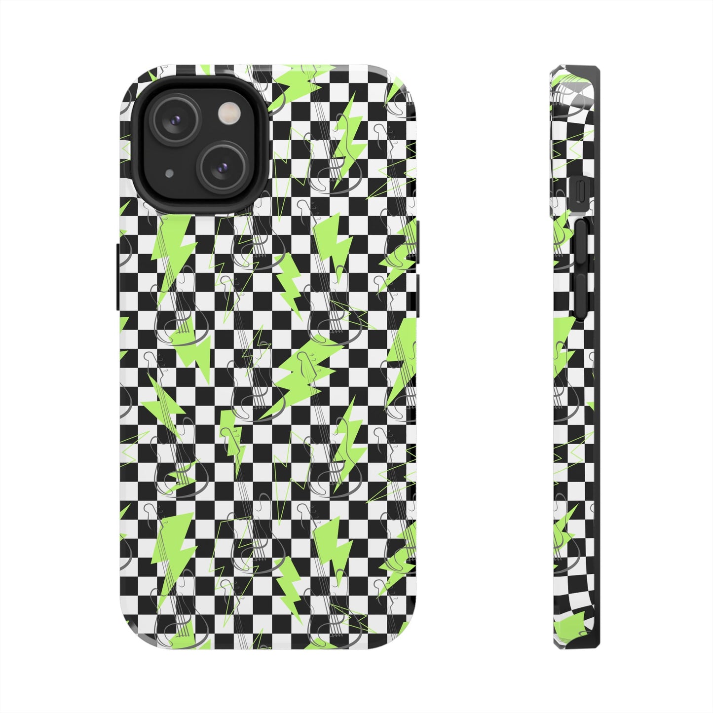 Phone Case - Lightening Guitar Rock the Day Design