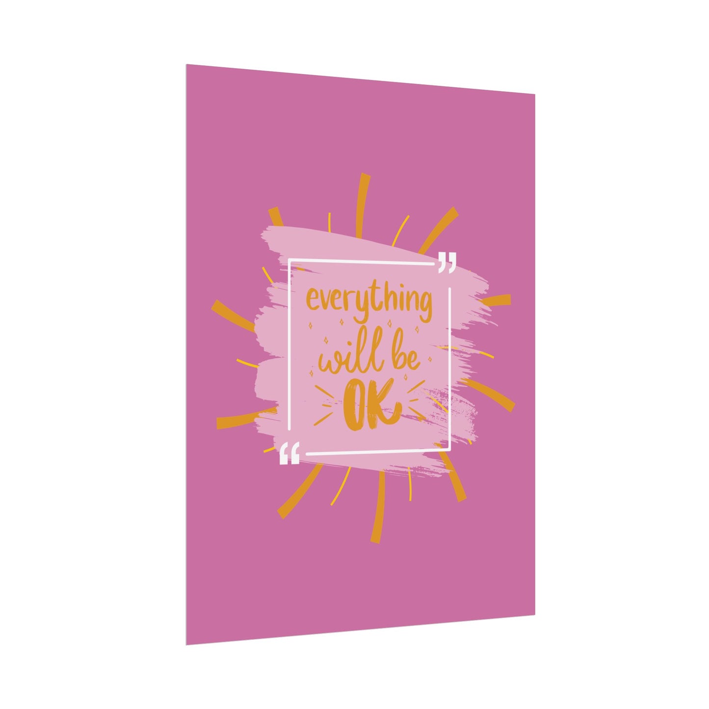 Everything Will Be Ok -Poster
