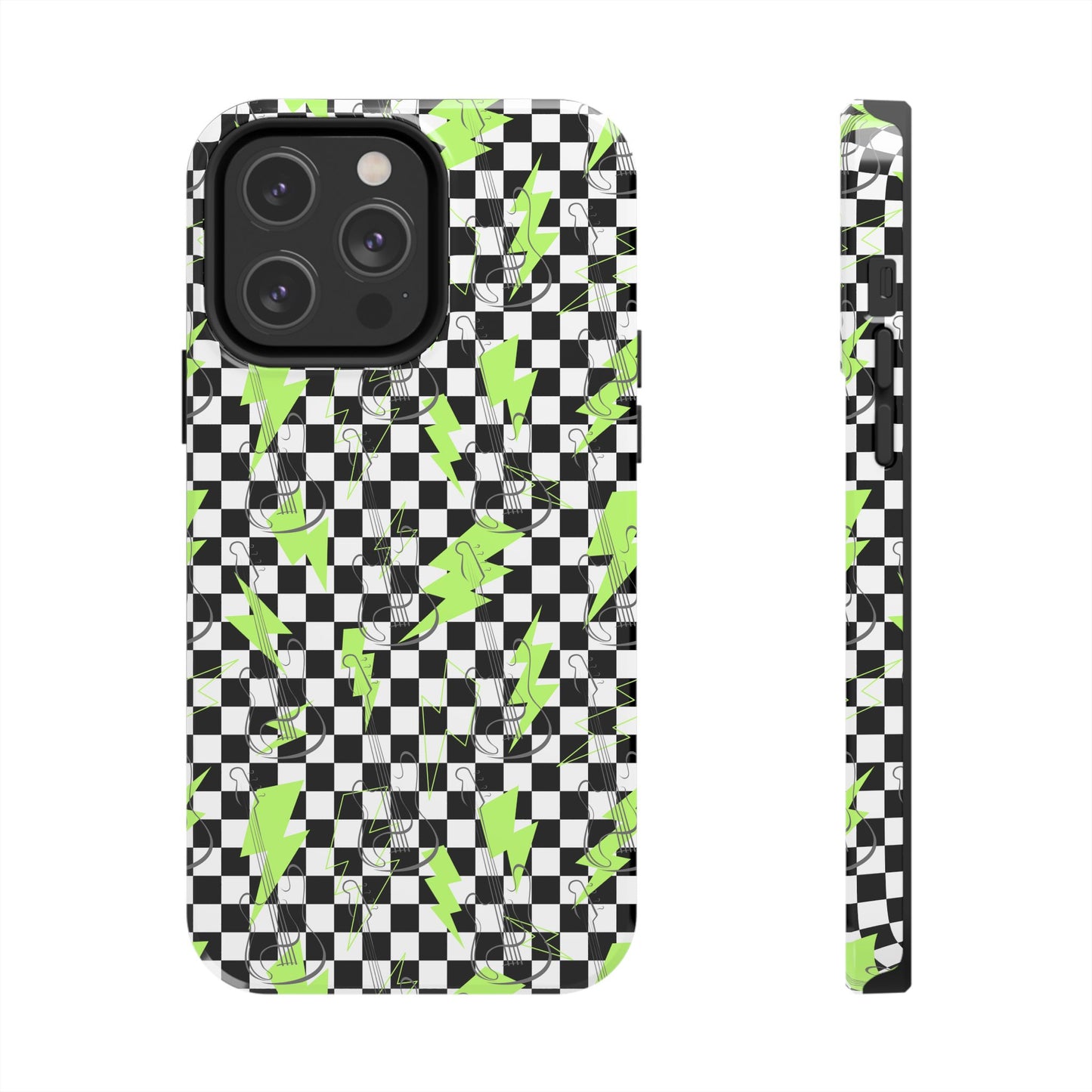 Phone Case - Lightening Guitar Rock the Day Design
