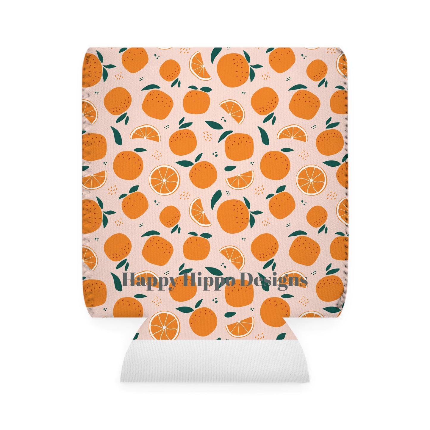 Orange Citrus Can Cooler Sleeve