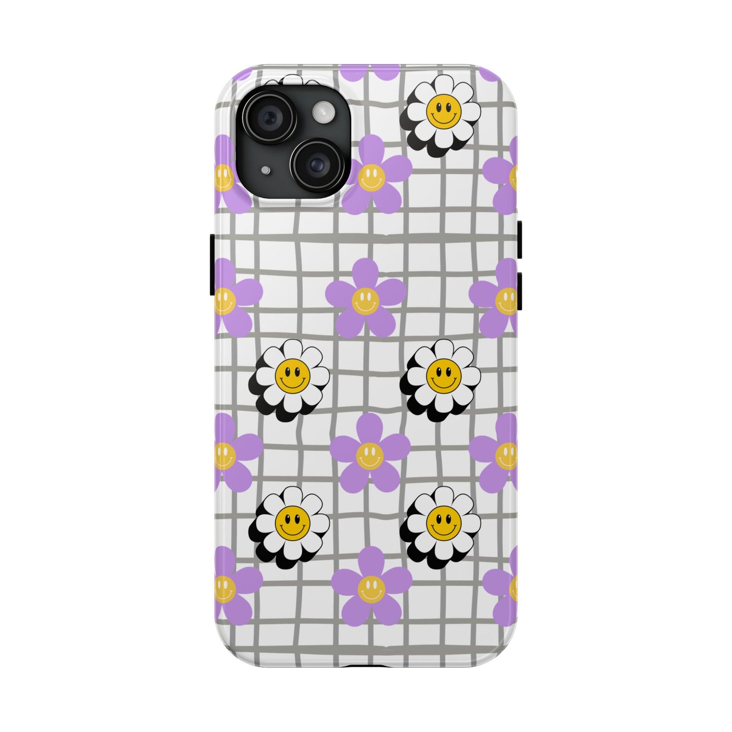Phone Case - Flower Smiley Design