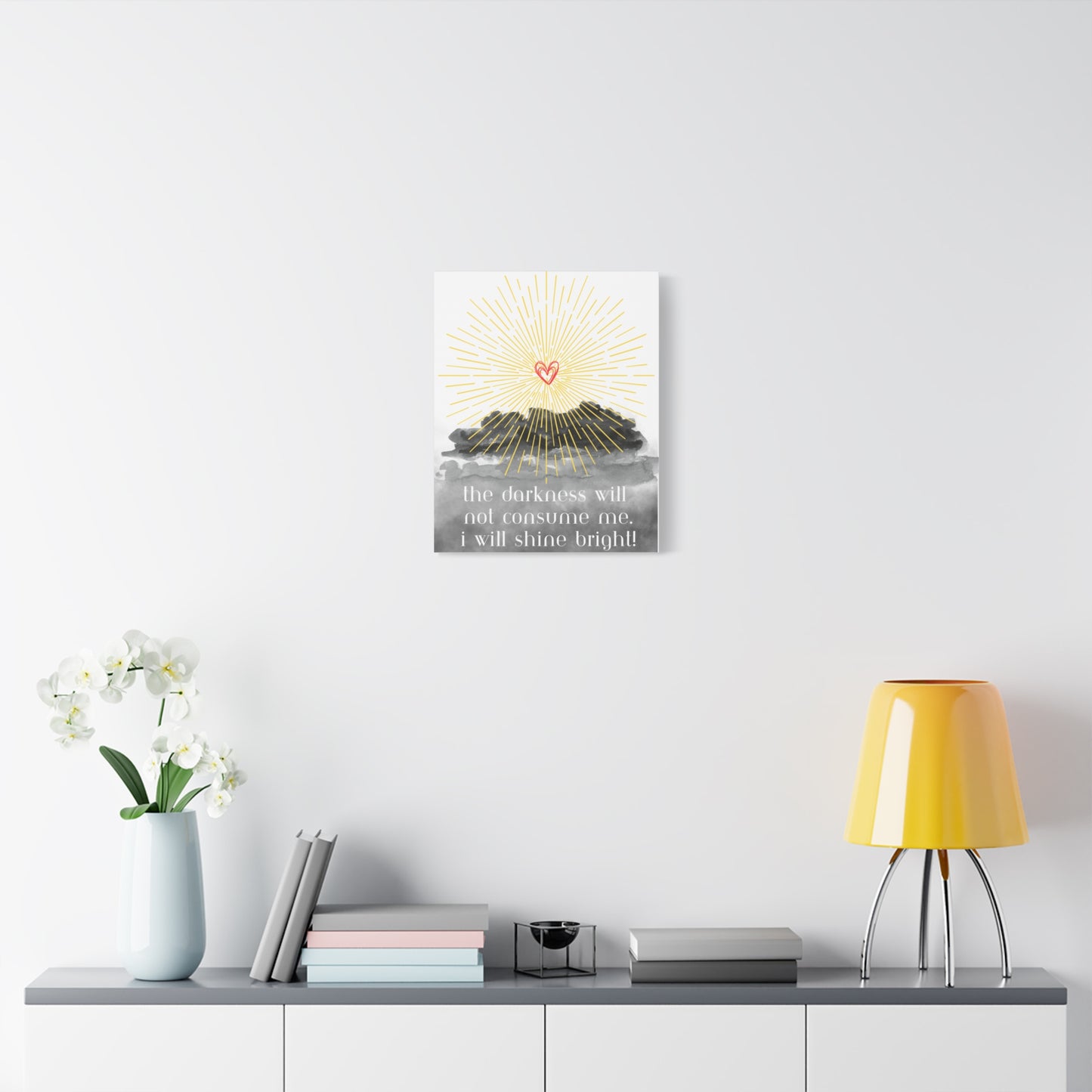 Inspirational Wall Art - Shine Bright Canvas Print