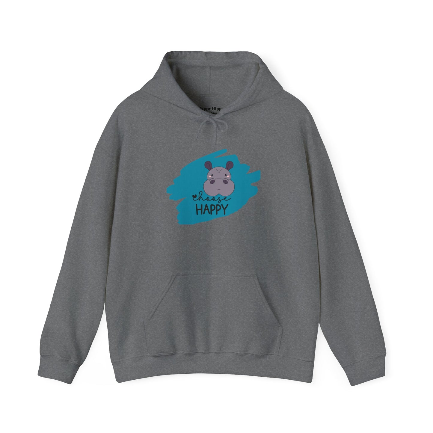 Hooded Sweatshirt - Choose Happy Choose Comfy