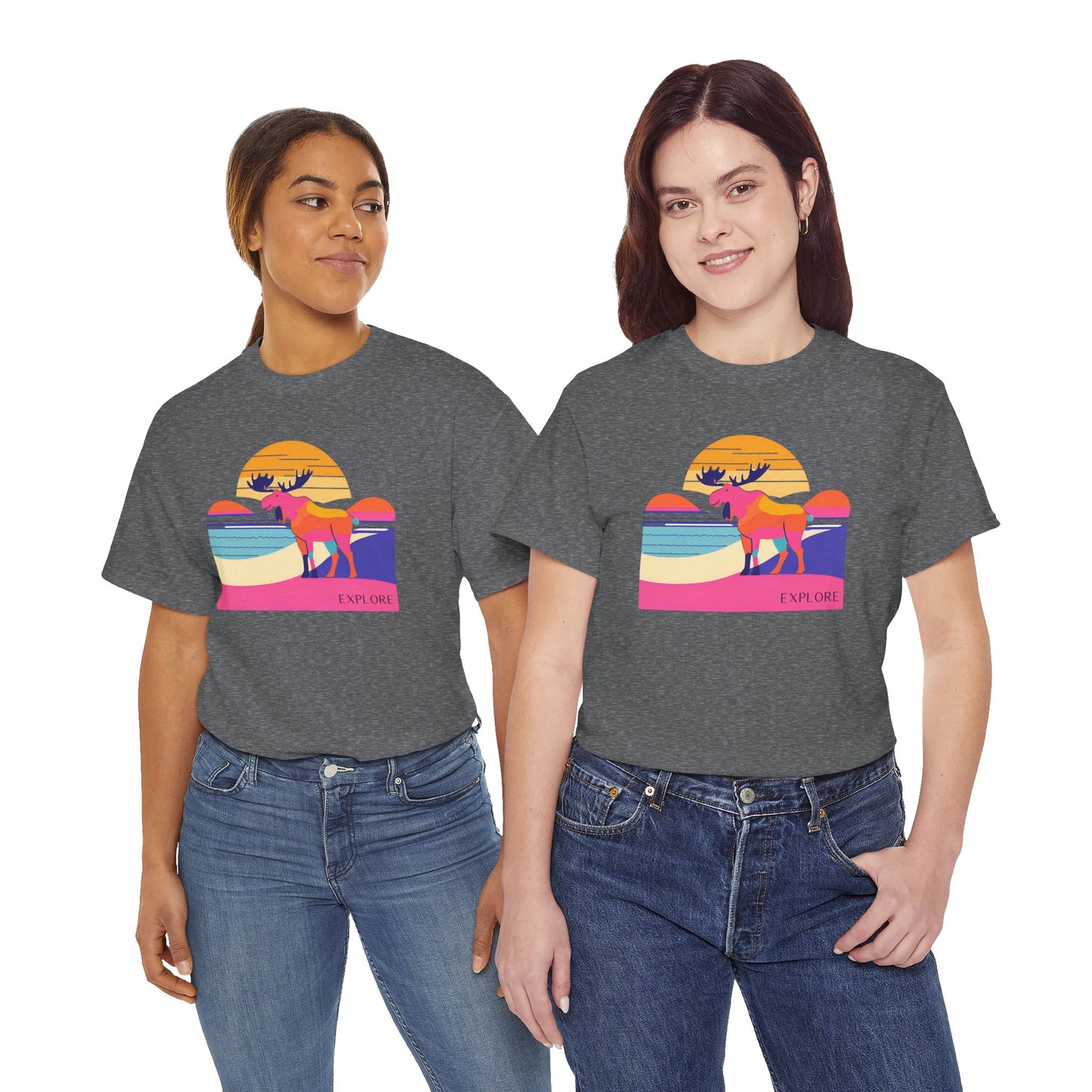 Explore Moose Tee - Adventure Lovers
